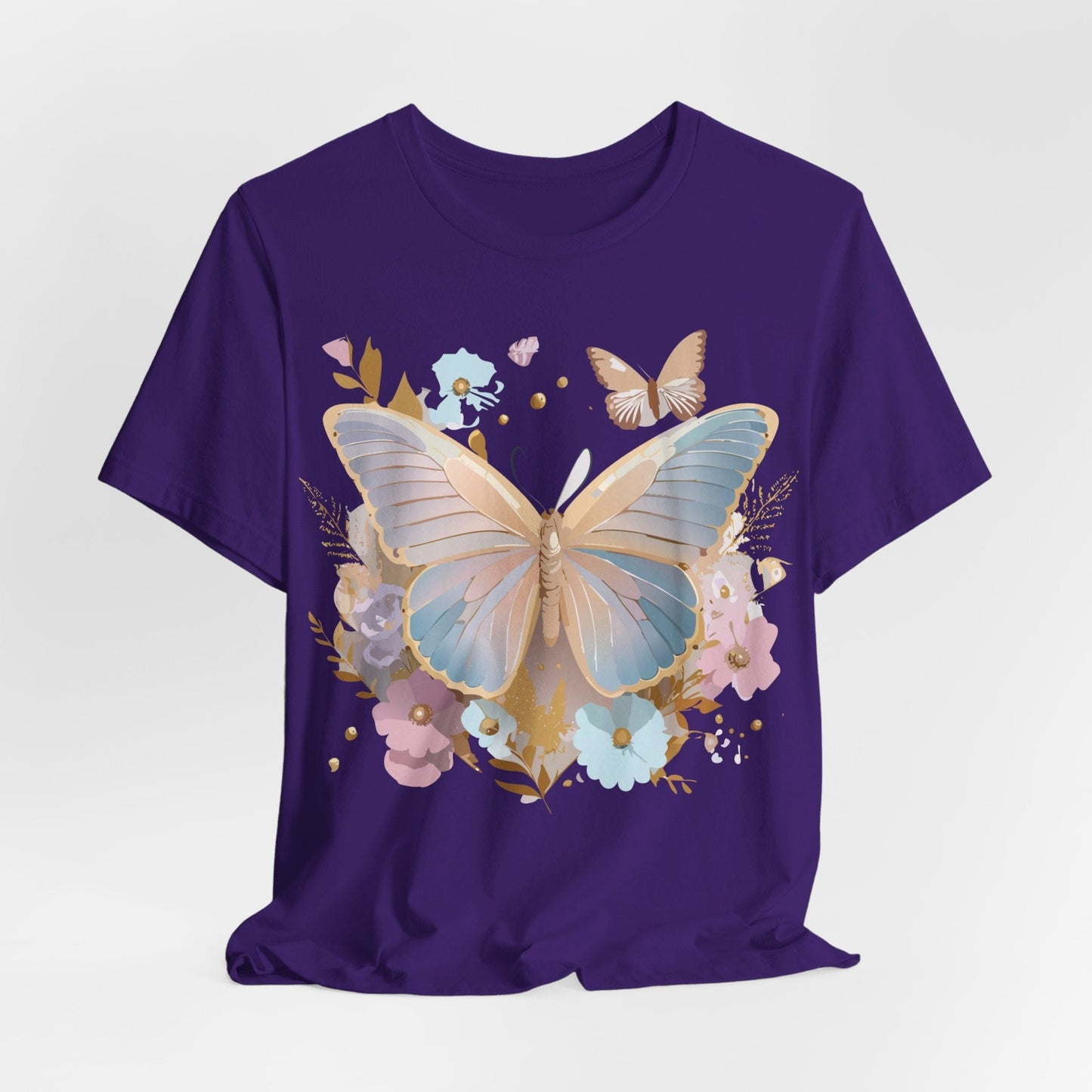 Butterfly Graphic T Shirt Unisex Vintage Artwork Tee By Adelpha