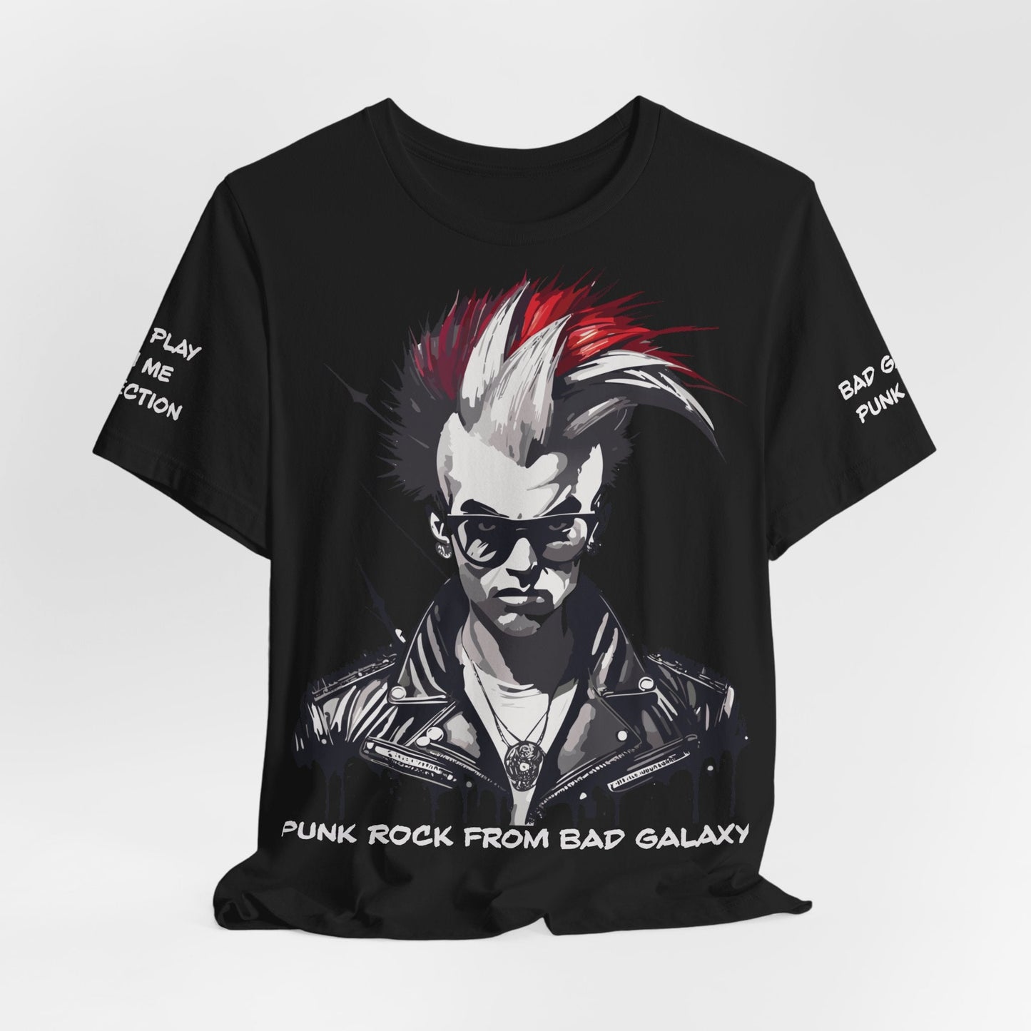 Punk Rock Tee Shirt Made In USA 100 Percent Cotton Eco Friendly Inks Durable Stitching