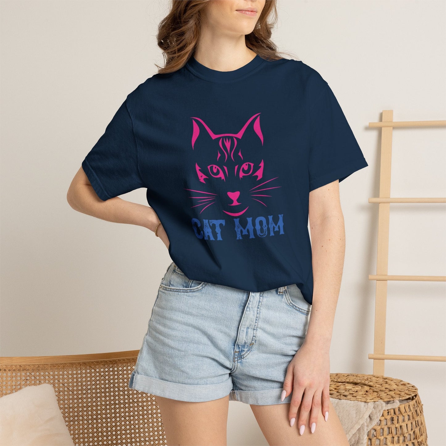 Mom T-shirt Mother Day Mama Tee Unisex Comfort Colors Garment-Dyed Cotton h66