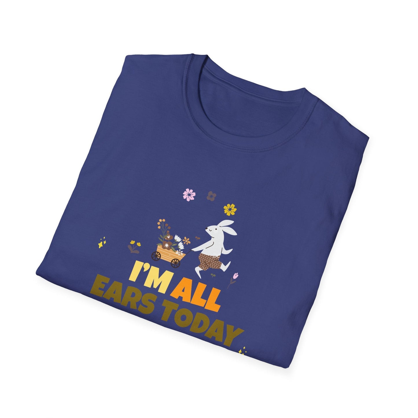 Easter Bunny T Shirt Unisex Gildan Softstyle Tee 100 Percent Ring Spun Cotton Easter Design