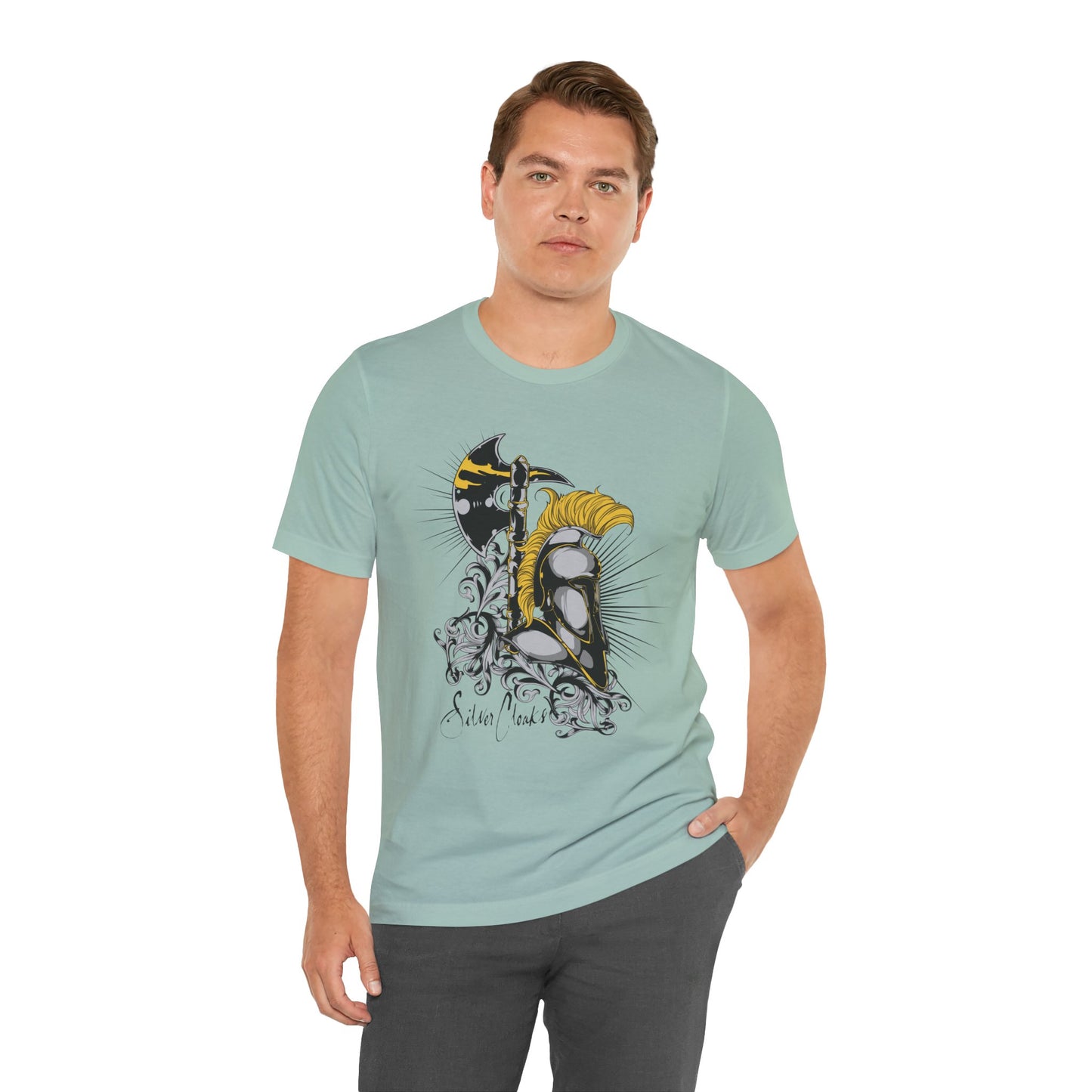 Stylish Armor Graphic Tee, Artistic Tee, Graphic T-Shirt, Artistic Vintage T-Shirt, Vintage Shirt