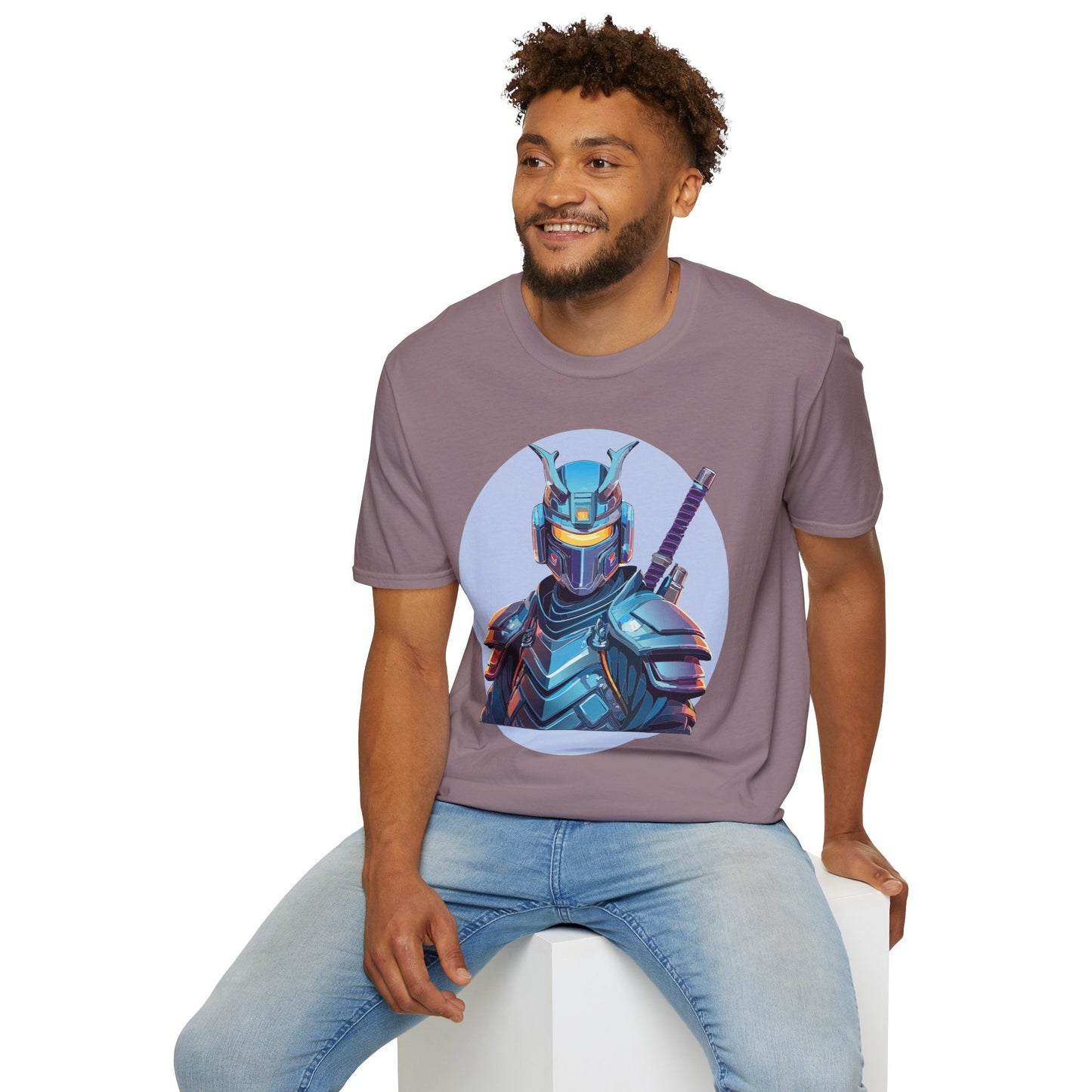 Samurai Shirt Unisex Softstyle Tee 64000 Gildan 100 Percent Ring Spun Cotton Comfort Fit