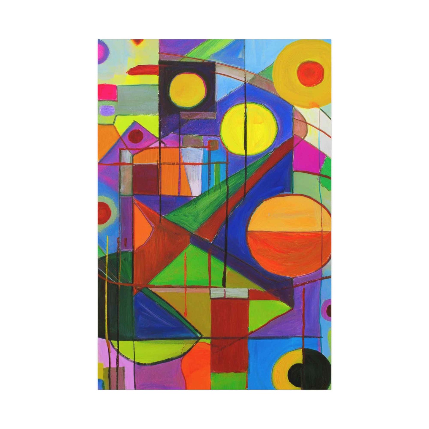 Abstract Painting Print Canvas 20x24,20x30,24x30, 24x32,24x36,30x40, 32x48,36x48,40x60 Pine-Wood Inner Frame ABS-5