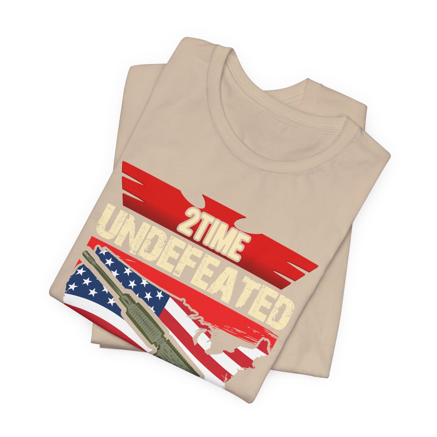 Army Veteran Patriotic Graphic Design Unisex Cotton T-Shirt v15
