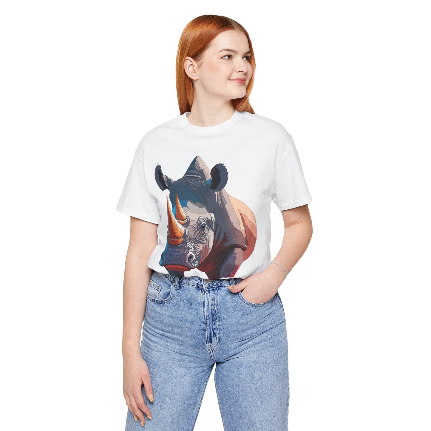 Unisex Animal Shirt Tee With Art Design Wild Animals Gildan Softstyle 64000 Graphic Tee