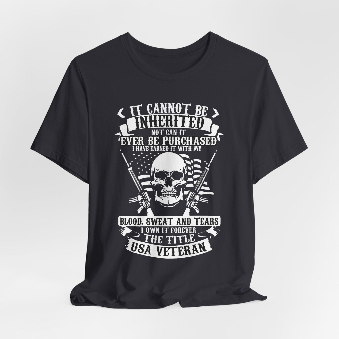 Army Veteran Patriotic Graphic Design Unisex Cotton T-Shirt v54