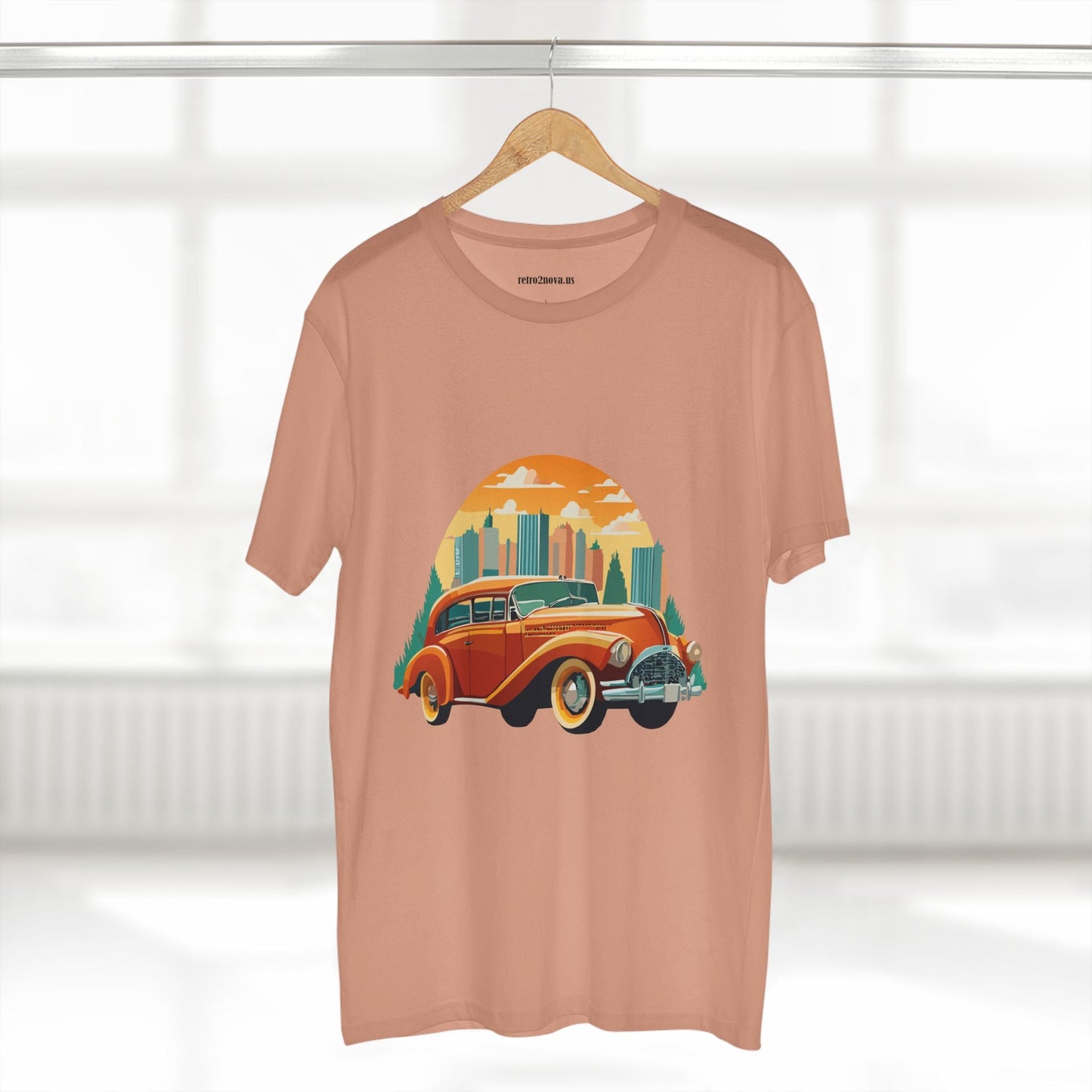 Retro Car Shirts Vintage Car Tee By Retro2Nova Unisex Premium Cotton Original Art Design Collection