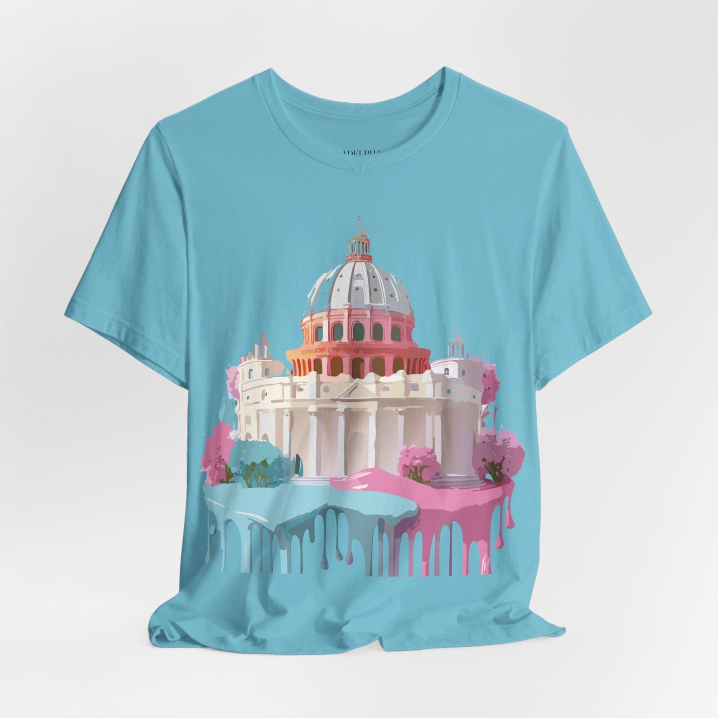 Adelpha Rome Tourist Shirt Unisex Graphic Tee With Vintage Art Design Comfortable Fit