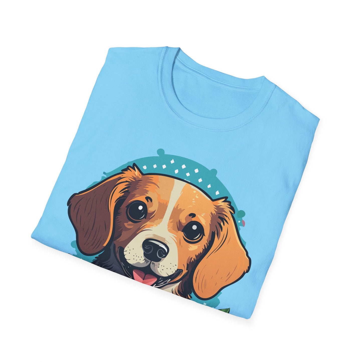 Dog Shirt Unisex Animal Tee Softstyle Cotton Ring Spun Comfort