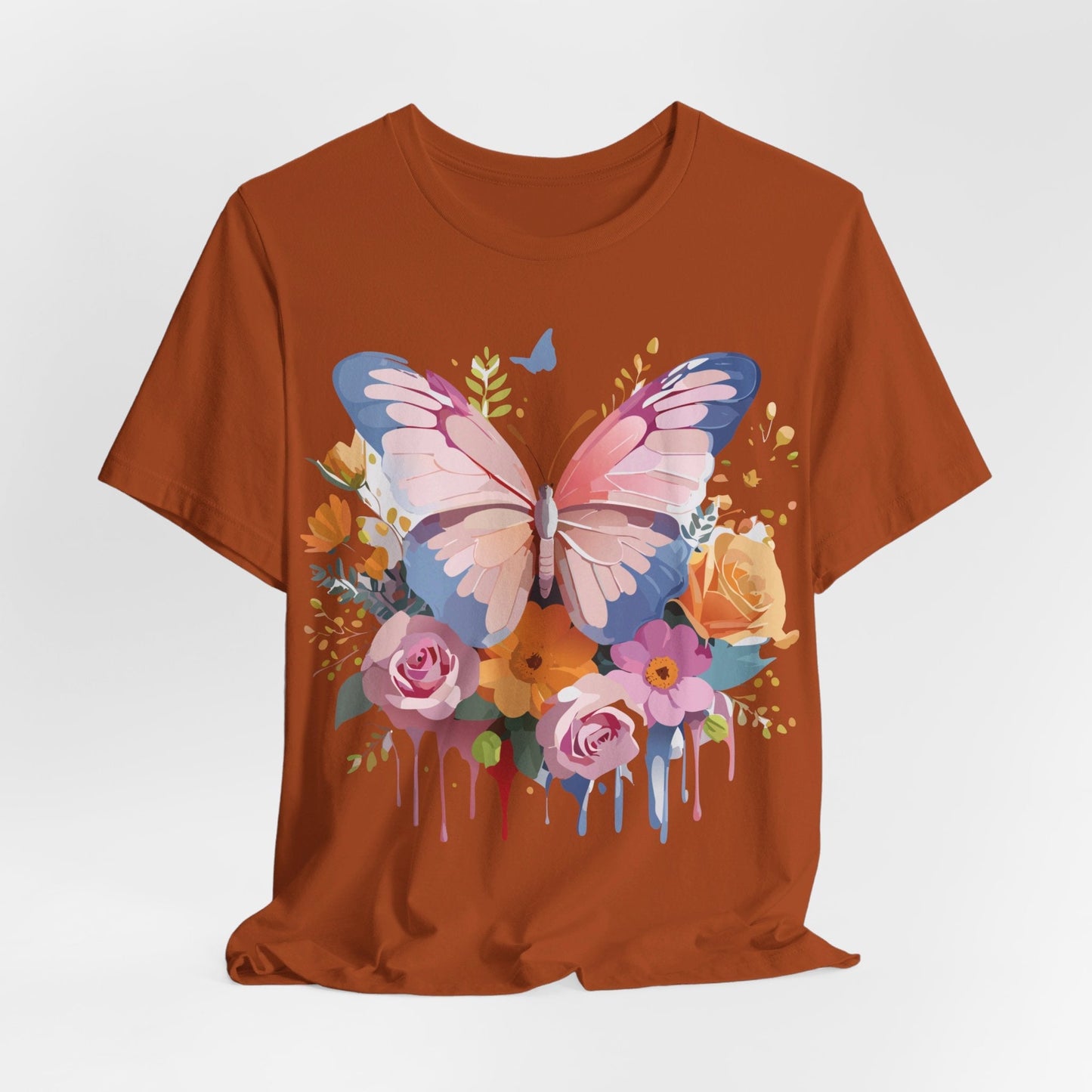 Butterfly Graphic Tee Unisex Short Sleeve Jersey Shirt By Adelpha