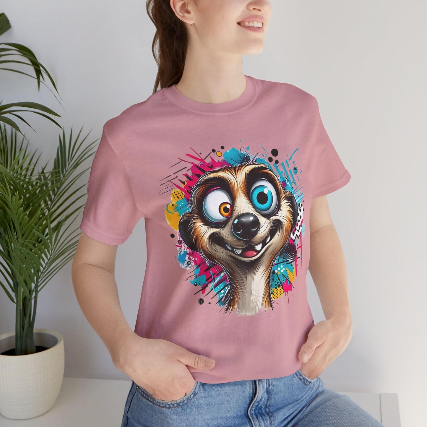 Squirrel Shirt, Funny Squirrel Tee Shirt, Funny Animal T-Shirt, Cartoon Top, Animal Tees, Art Design T-Shirt, Graphic Tee