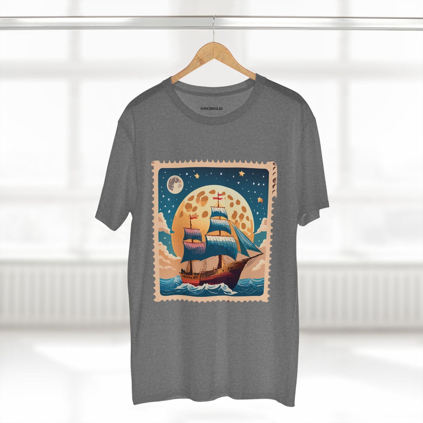 Stamp Shirt Postage Stamp Tee Unisex Premium Cotton with Original Art Design Retro2Nova