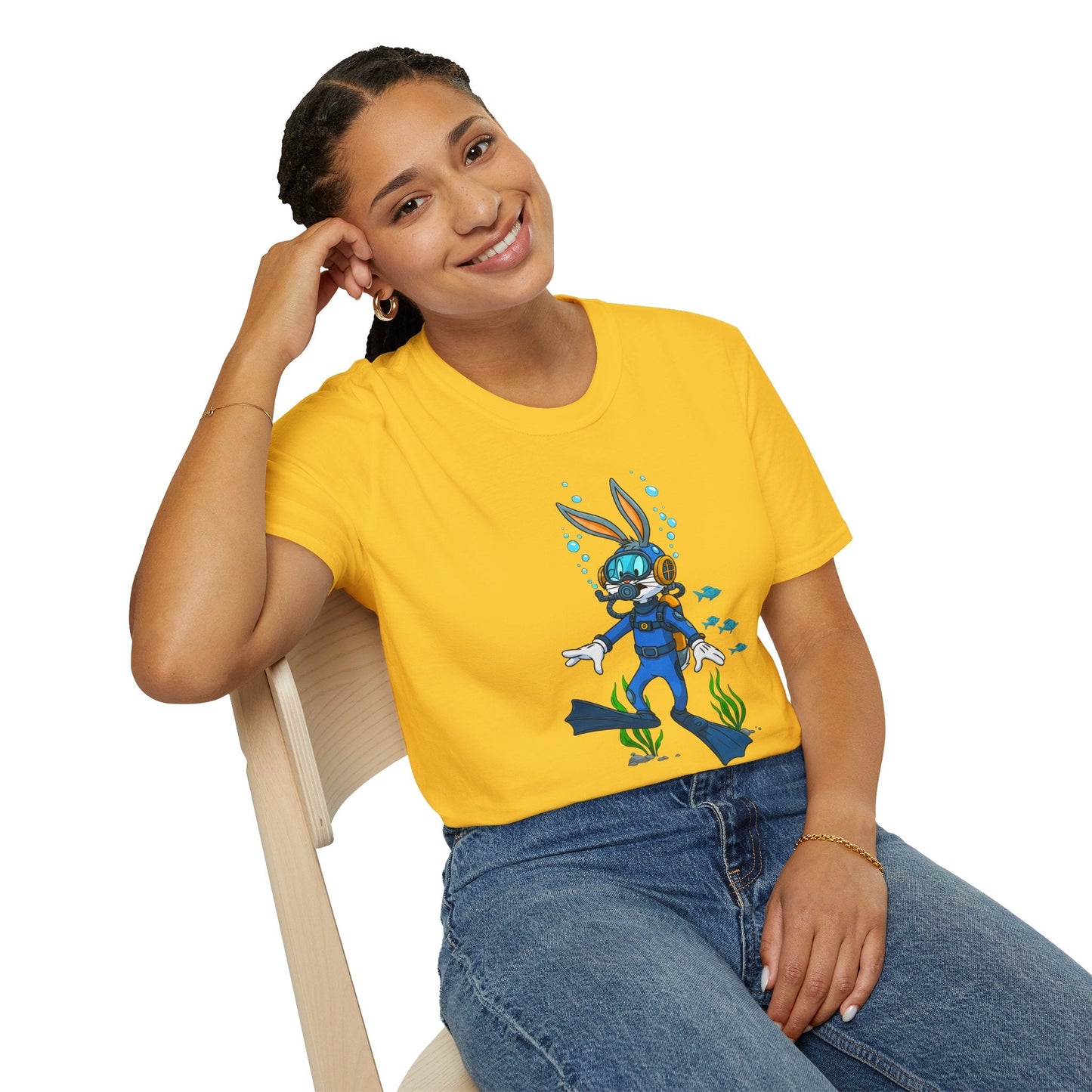 Bugs Bunny Shirt Unisex T Shirt Cartoon Tee Animation Design Softstyle Graphic Cotton