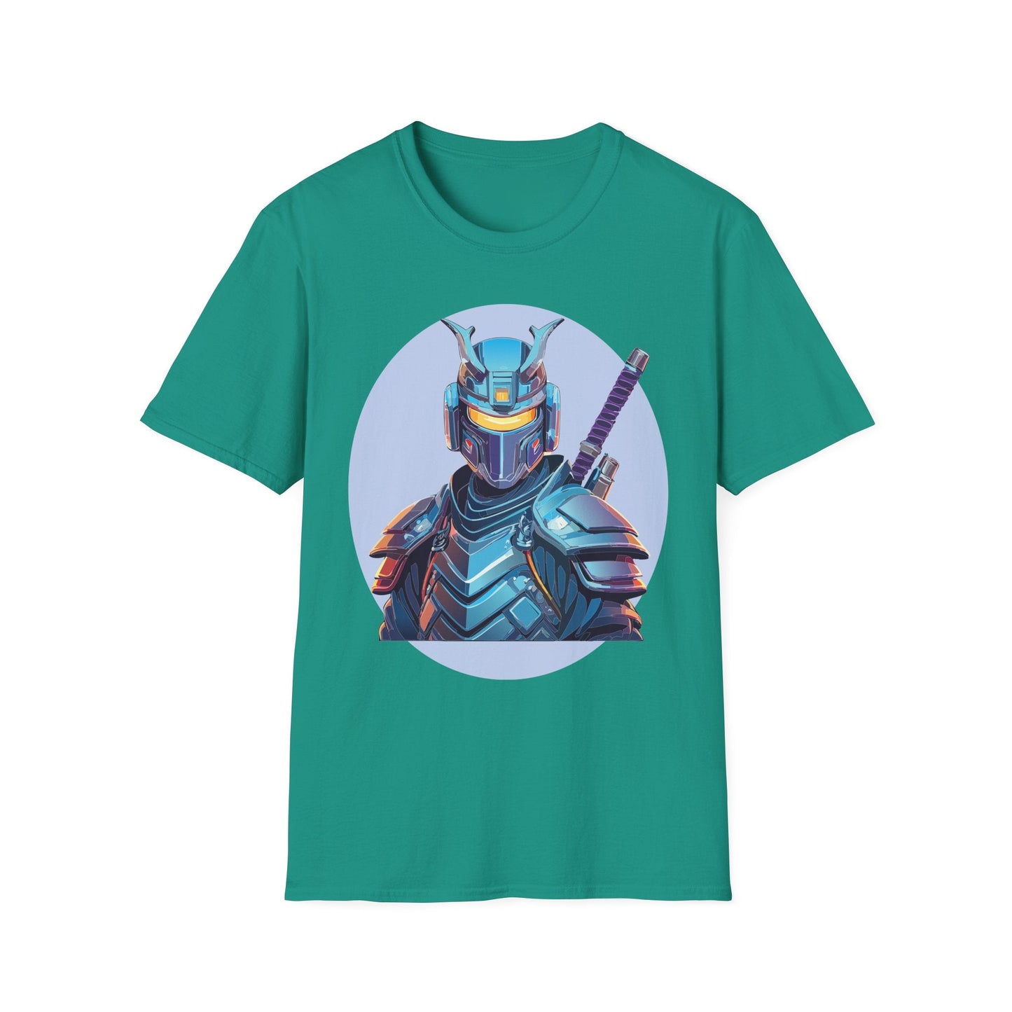 Samurai Shirt Unisex Softstyle Tee 64000 Gildan 100 Percent Ring Spun Cotton Comfort Fit