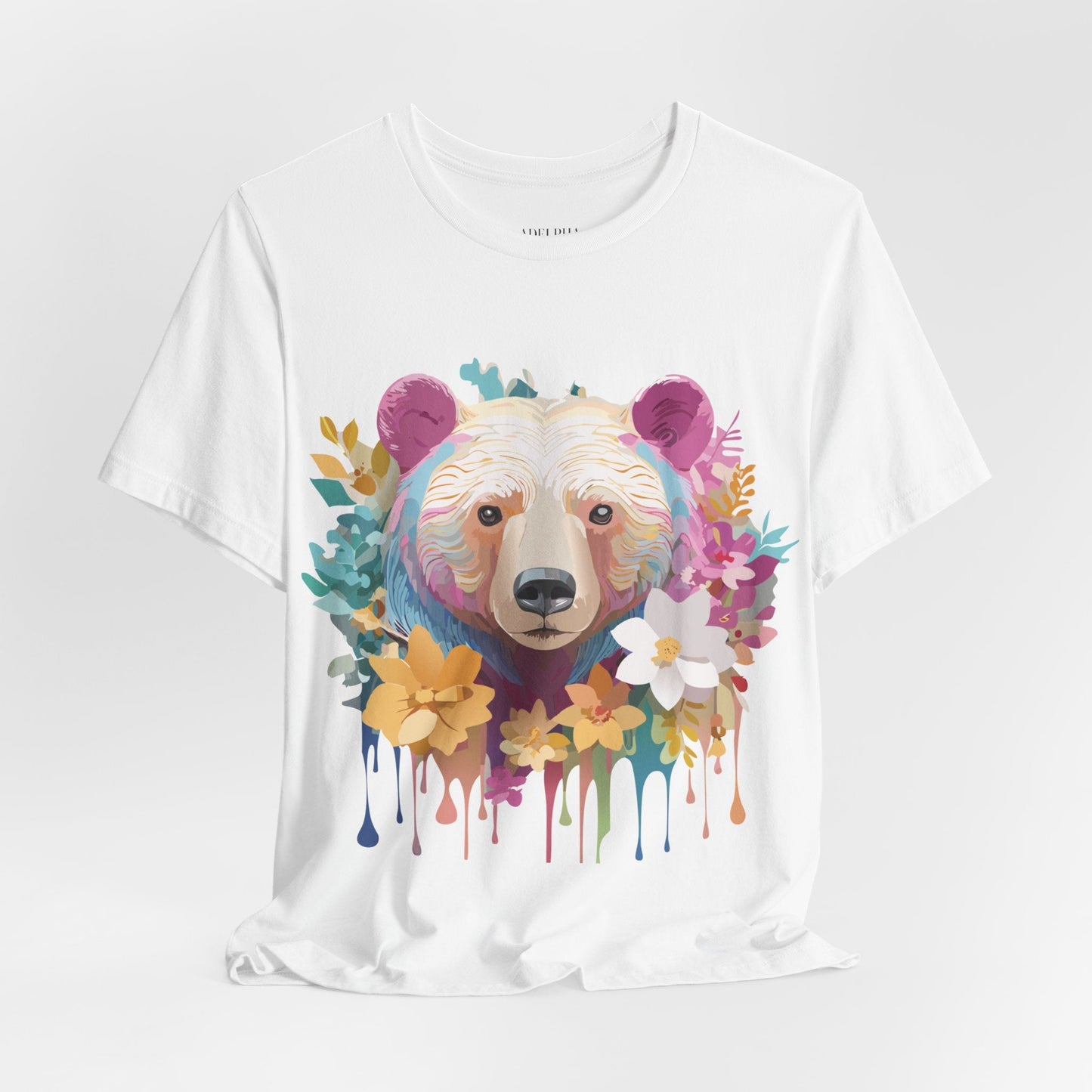 Adelpha Bear Graphic Tee Unisex Short Sleeve Shirt Art Design
