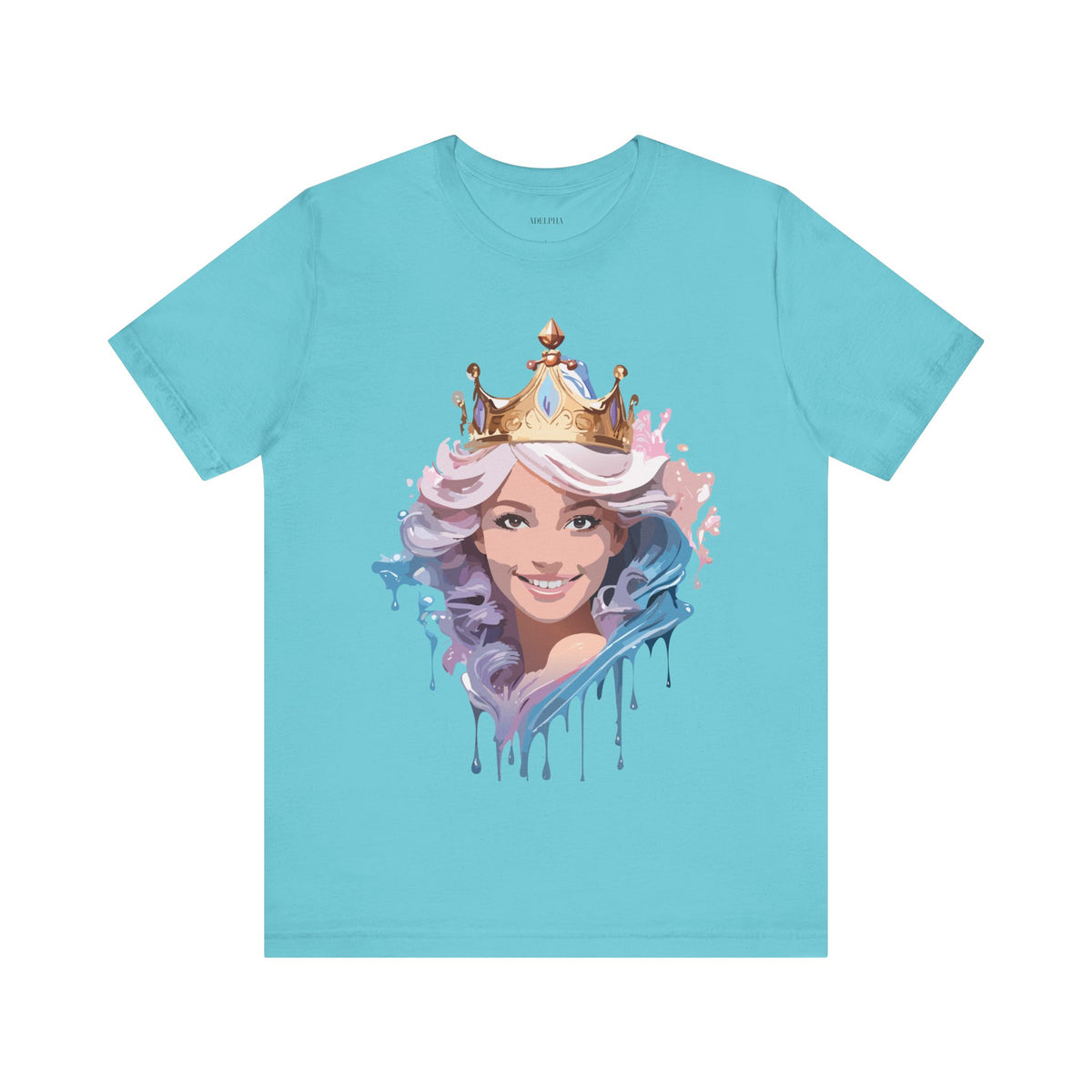 Queen Graphic Unisex Cotton Bella+Canvas Tee with Art Design m182