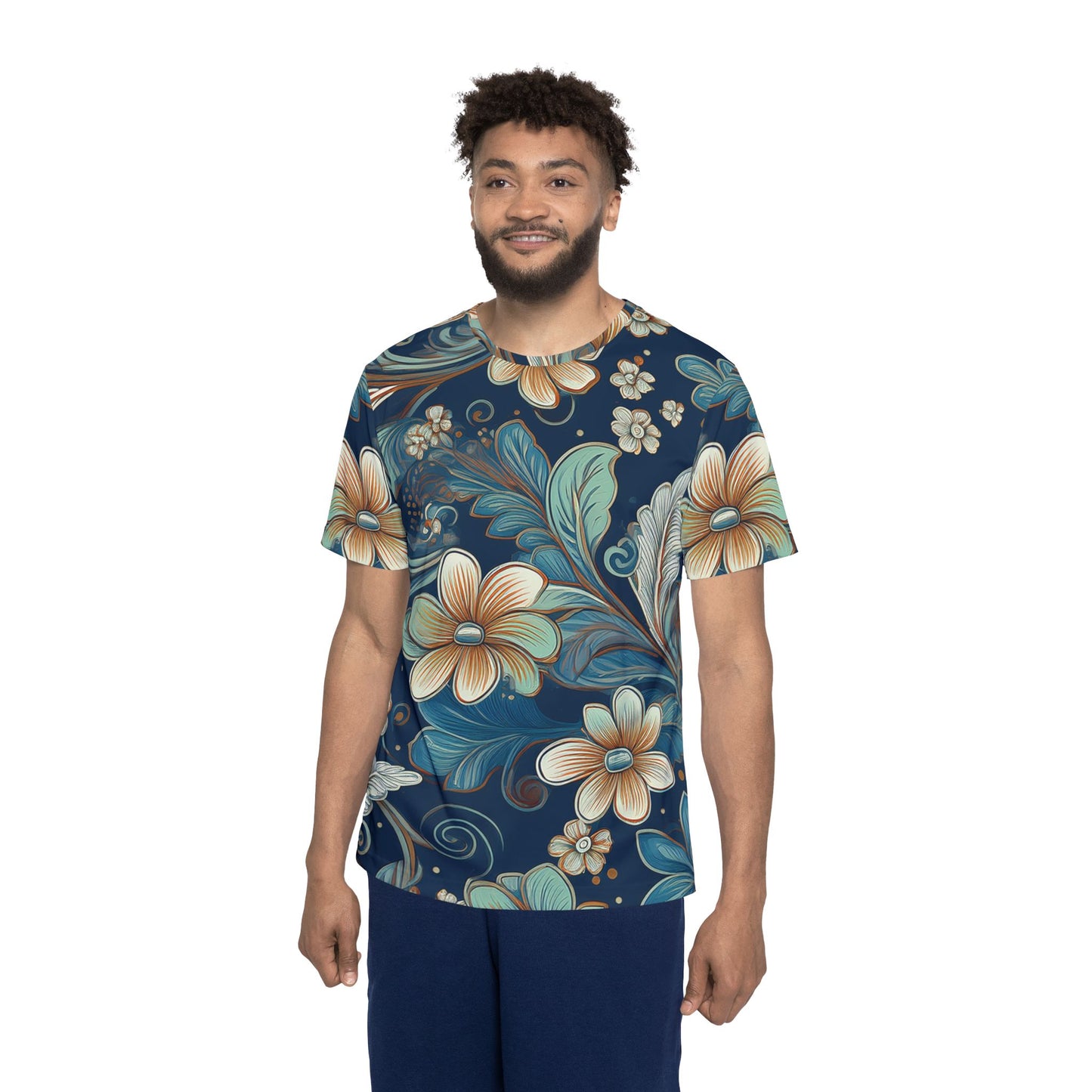 Unisex Floral Shirt, Floral Tee Shirt, Floral T-Shirt, T Shirt with Flowers 21