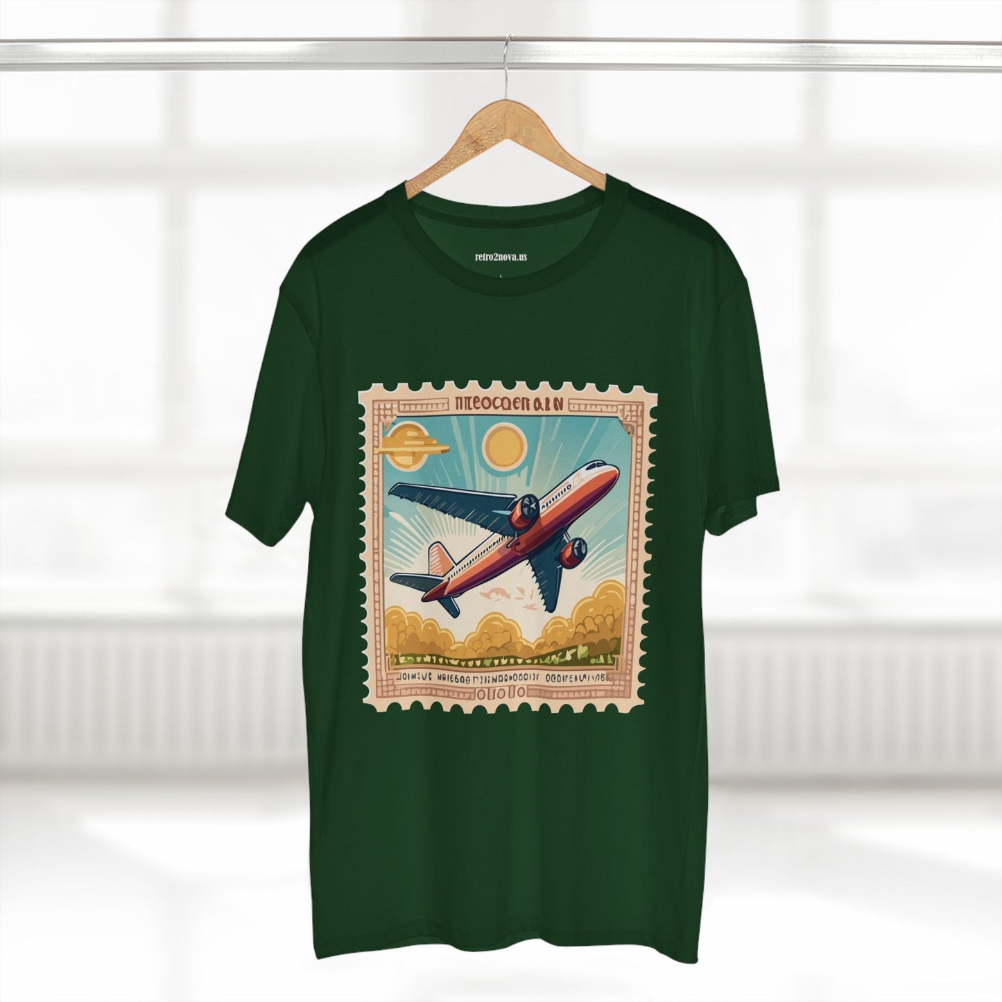 Stamp Shirt Postage Stamp Tee PS5 Unisex Premium Cotton Art Tee By Retro2Nova Pro