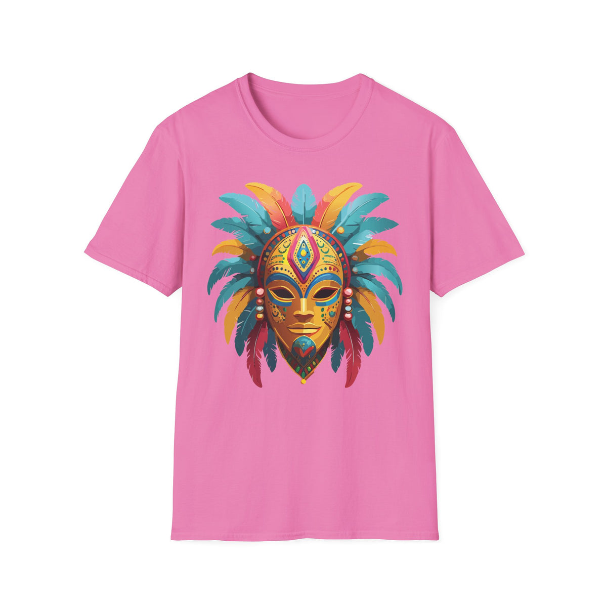 Mask Masquerade Carnival Graphic Tee Gildan Unisex 100 Cotton Tee Shirt h33