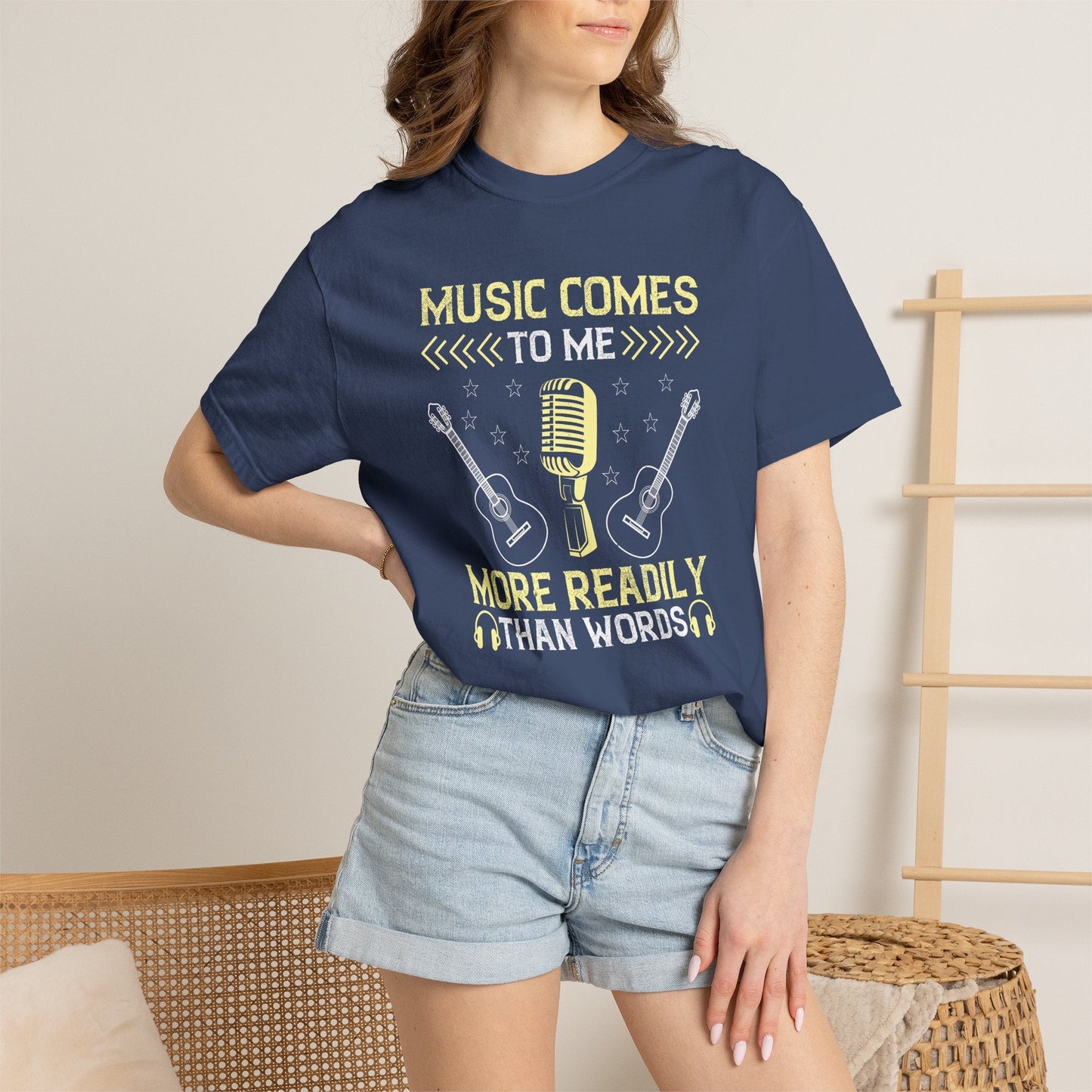 Music Graphic Design Unisex Cotton T-shirt m23