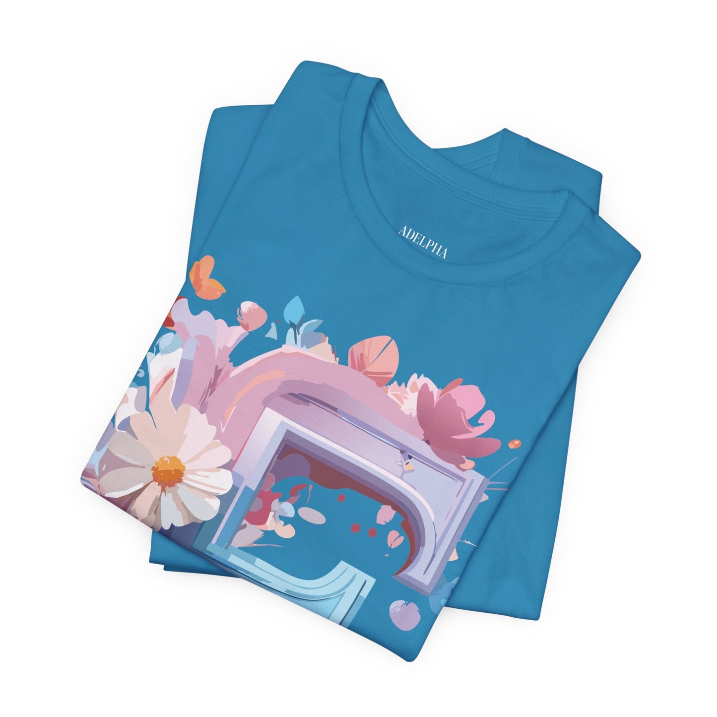 Letter F Shirt Graphic Tee Unisex Vintage Inspired Artwork From Adelpha Premium Short Sleeve