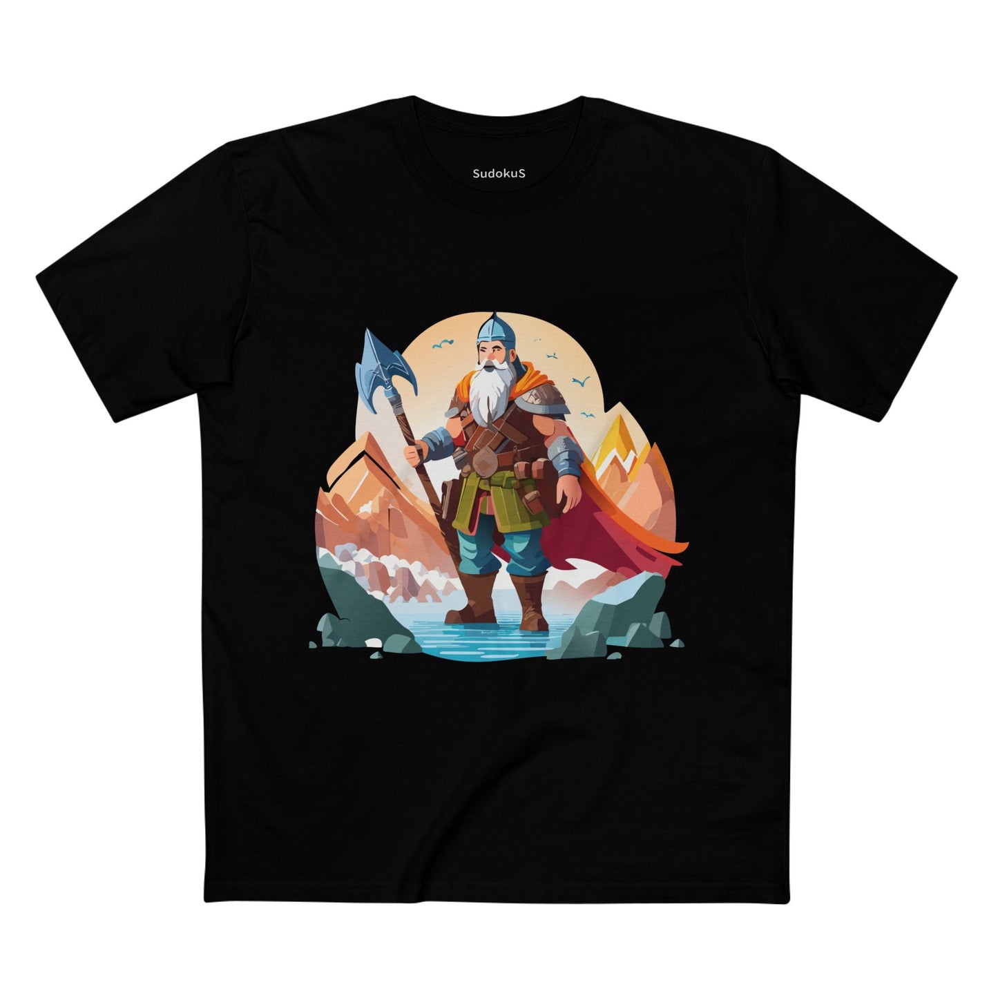 Viking Graphic Unisex 100 Cotton Staple Tee 25
