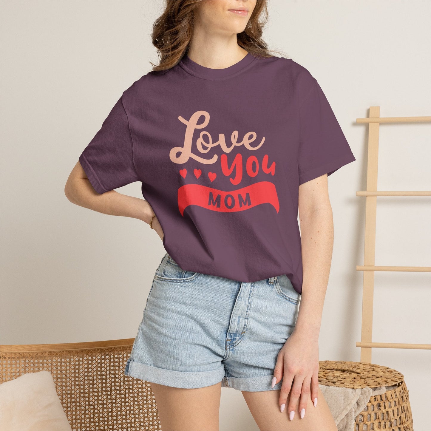 Mom T-shirt Mother Day Mama Tee Unisex Comfort Colors Garment-Dyed Cotton h50