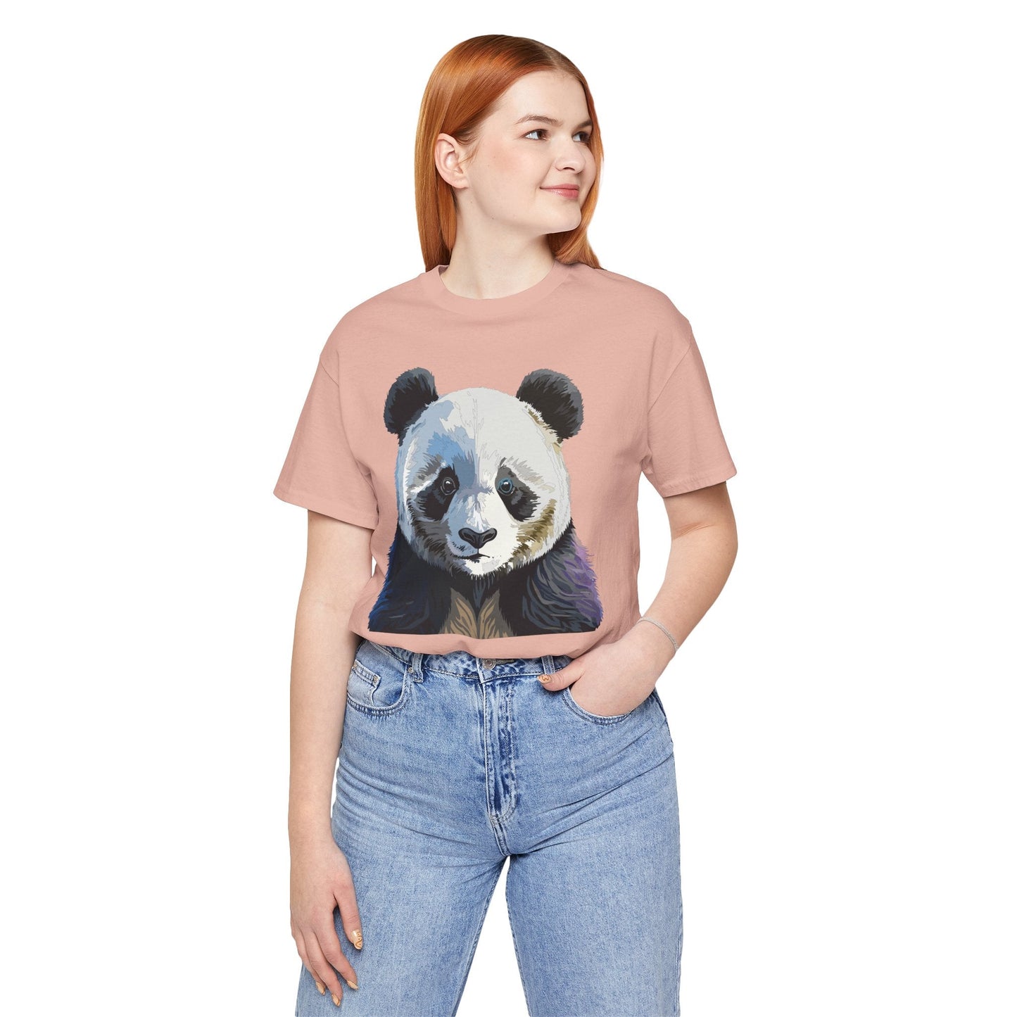 Unisex Animal Graphic Art Tee Shirt Softstyle Cotton Gildan 64000 Wild Animals Design