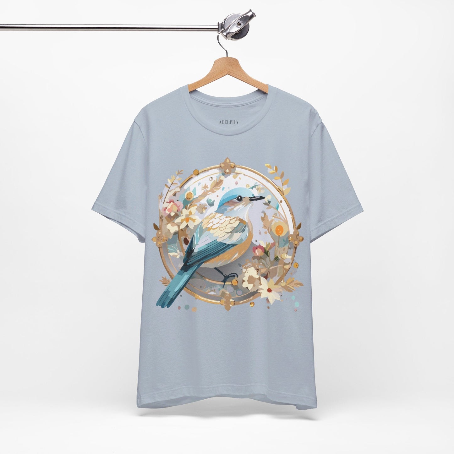 Adelpha Medallion Graphic T Shirt Unisex Short Sleeve Vintage Inspired Art Design