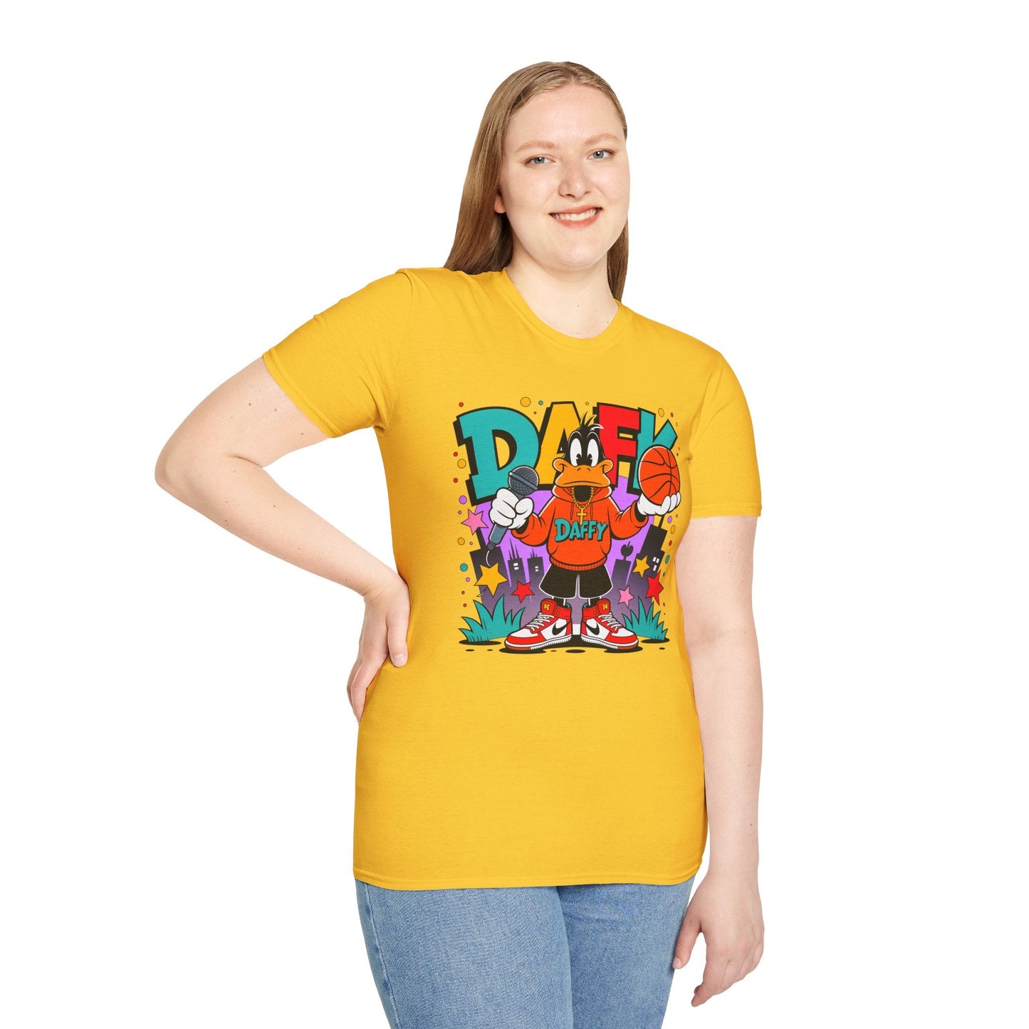 Funny Animals Cartoon T Shirt Unisex Graphic Tee Animation Shirt Softstyle Cotton