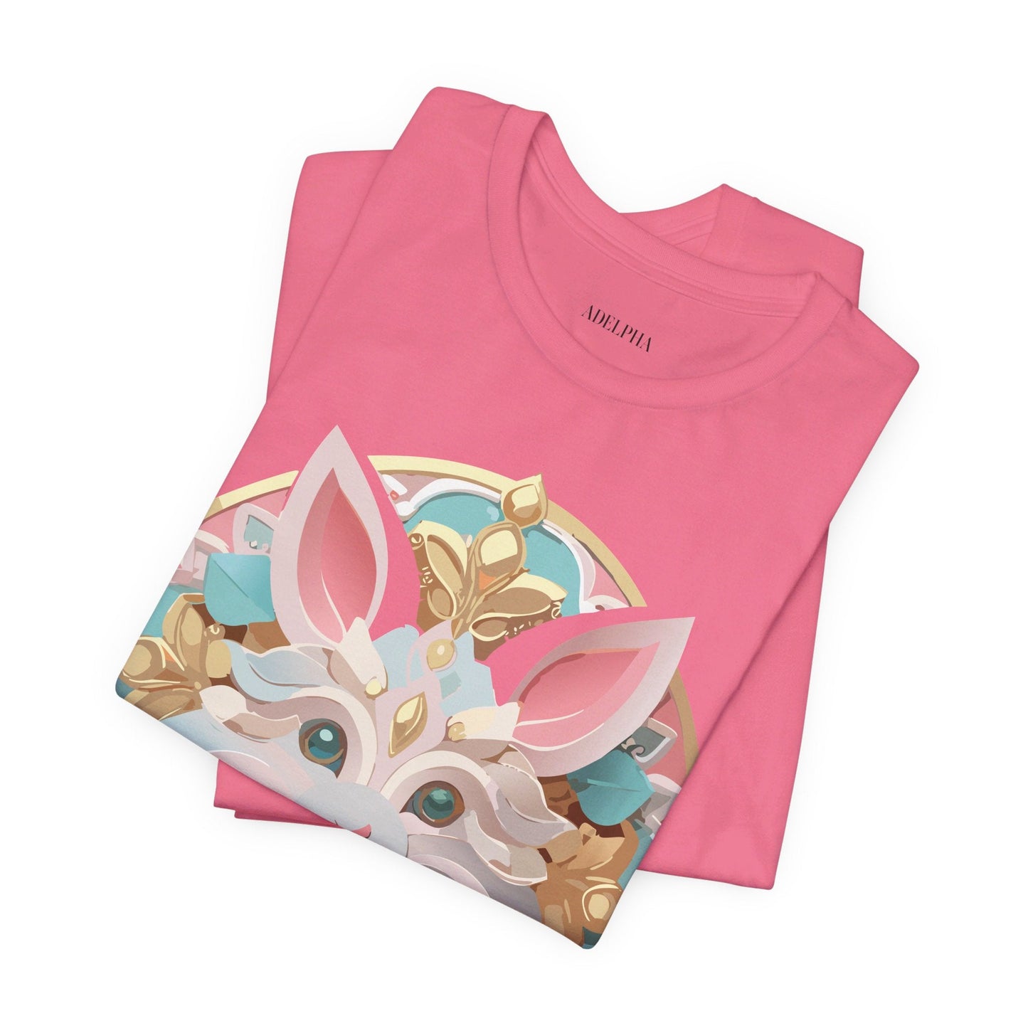 Medallion Graphic Unisex 100 Cotton Vintage Animal Medal Artwork Tee 88
