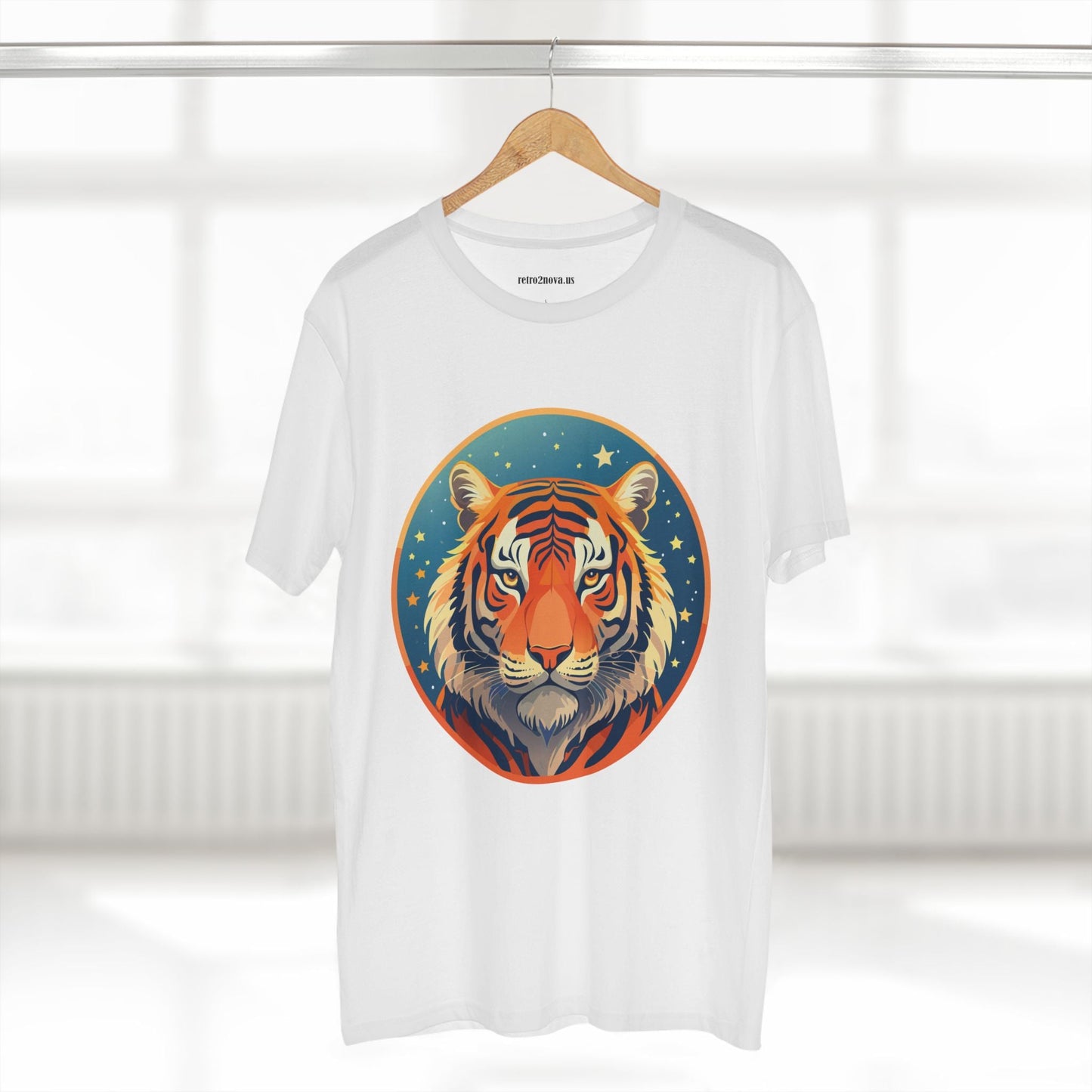 Unisex Premium Cotton Tiger Shirt Art Tee Original Design Animal Shirt Everyday Comfort Handmade Graphic Art Collection
