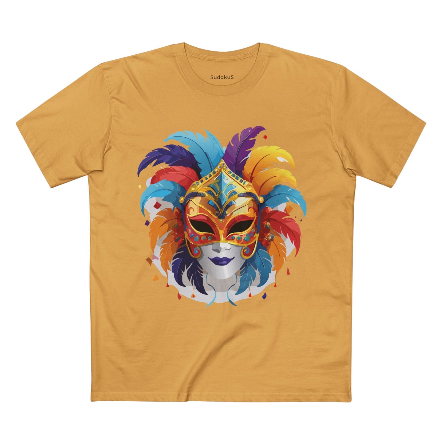 Mask Graphic Unisex 100 Cotton Staple Tee 11