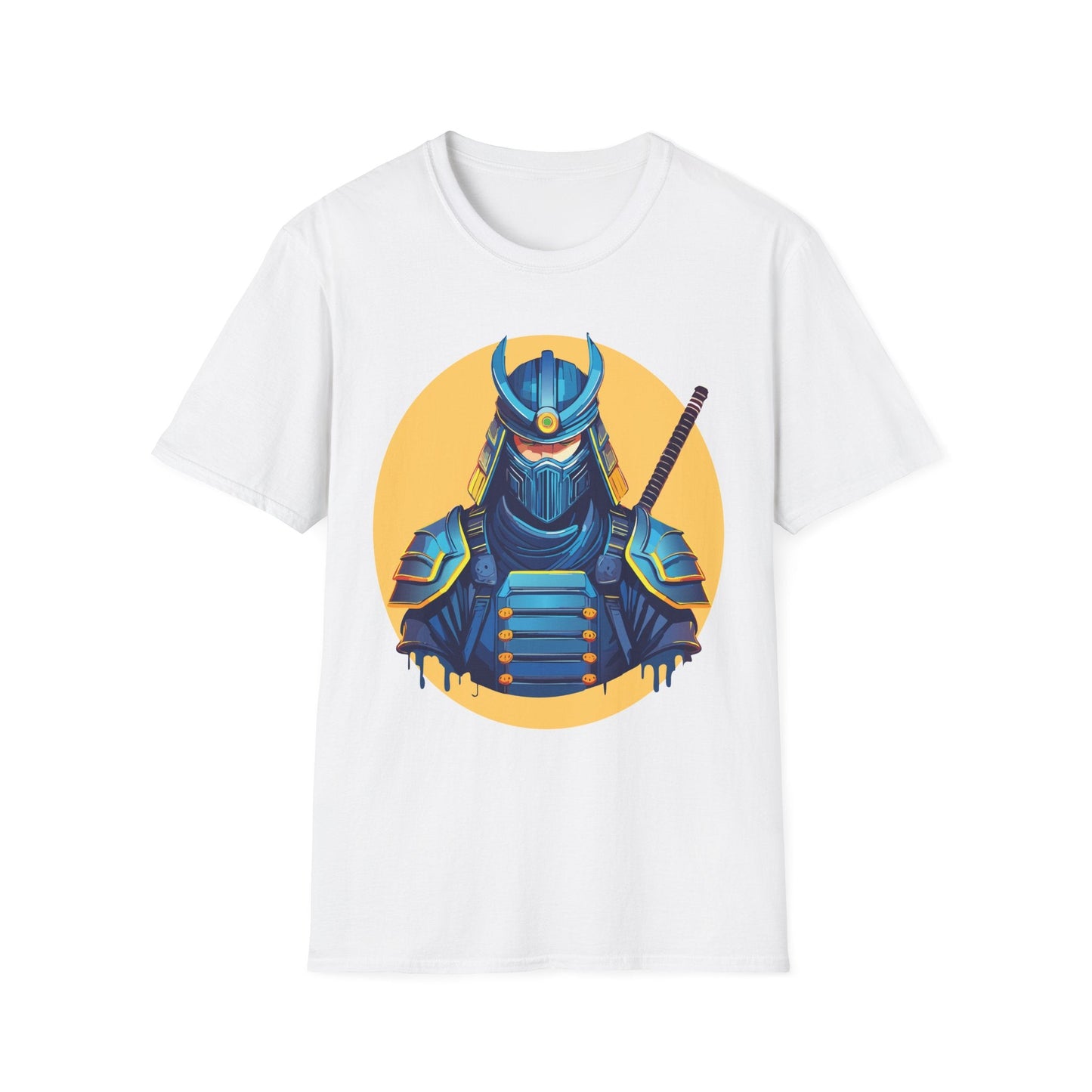 Samurai Shirt Unisex Softstyle T Shirt 100 Percent Ring Spun Cotton Tee For Everyday Comfort