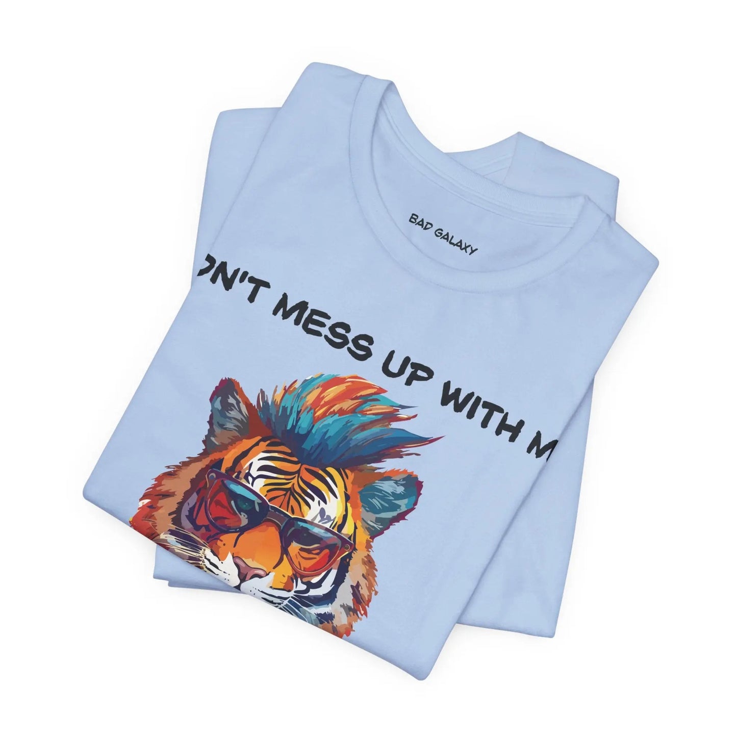 Animal T Shirt Bad Galaxy Made To Order Cotton Tee With Eco Friendly Inks Free Shipping USA
