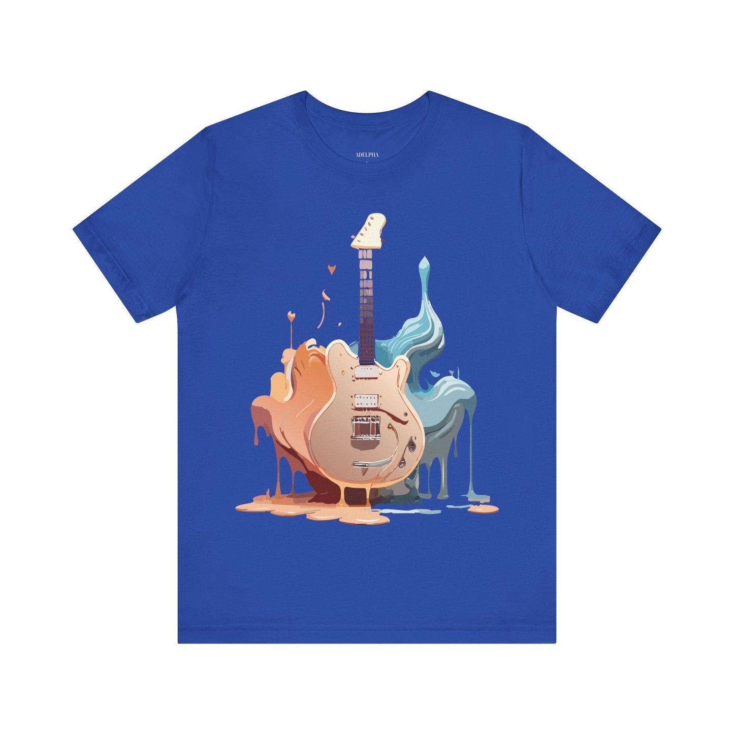 Adelpha Vintage Inspired Graphic Music T Shirt Unisex Short Sleeve Tee For Everyday Wear