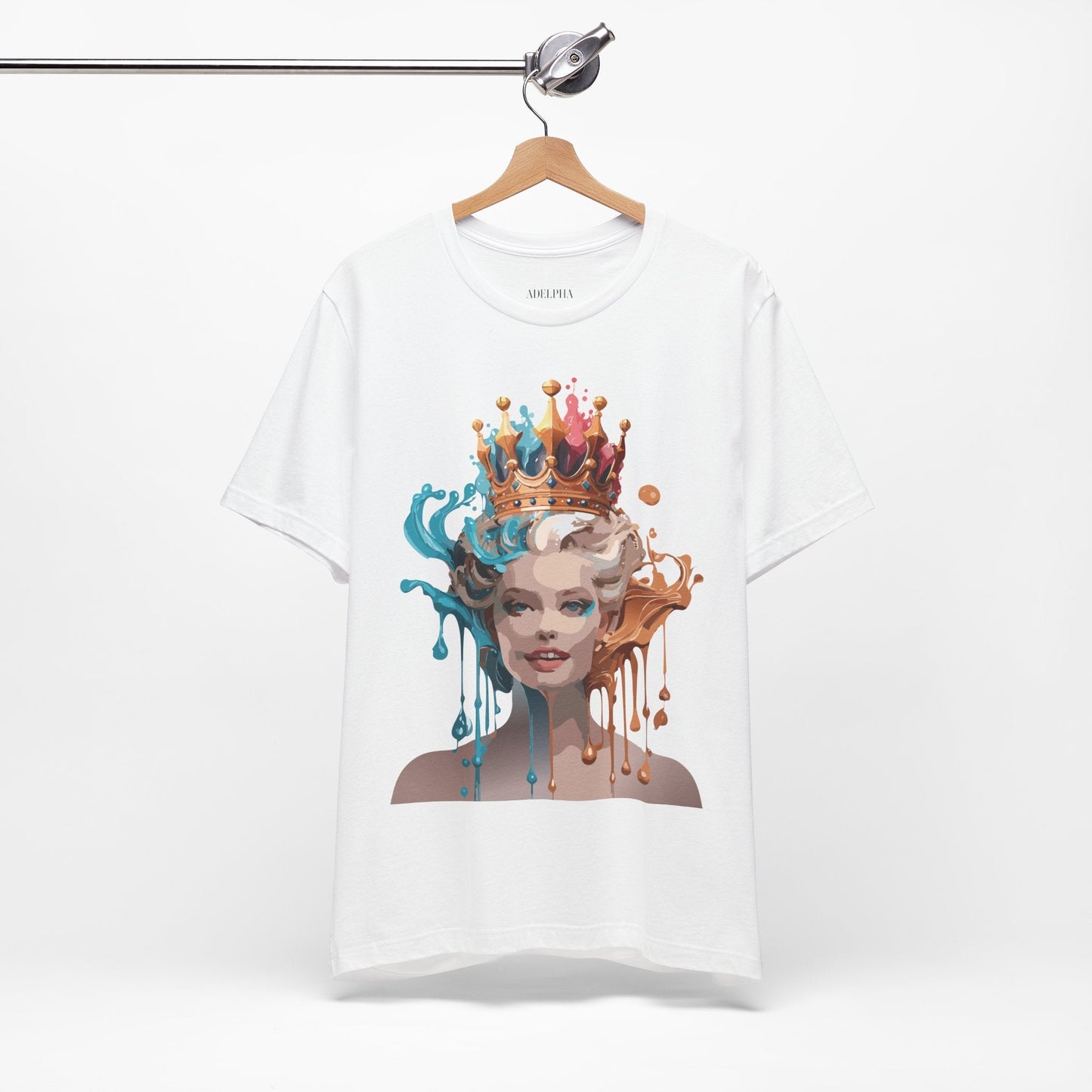 Queen Woman Portrait Graphic Unisex 100 Cotton Vintage Artwork Tee 28