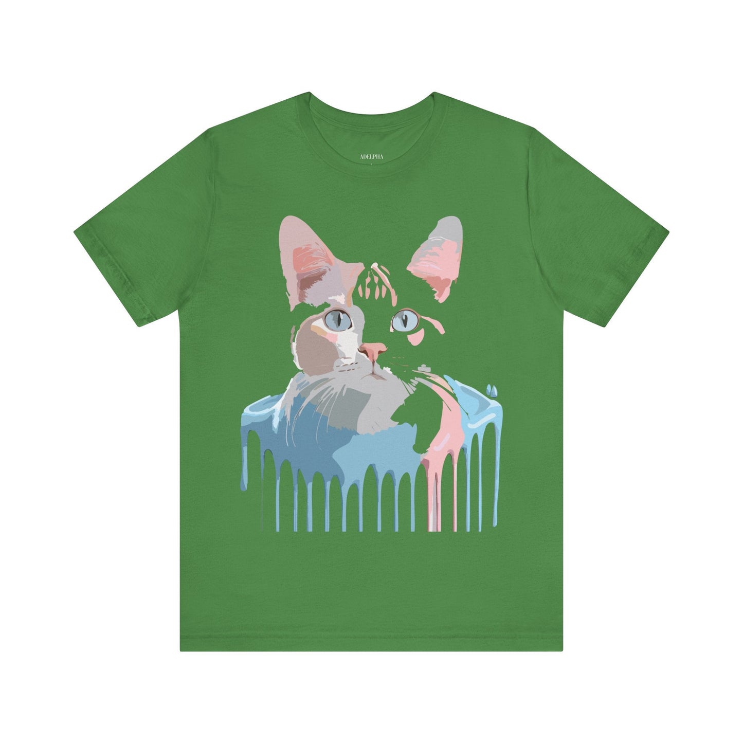 Cat Graphic T Shirt Unisex Short Sleeve Tee Vintage Inspired Artwork Adelpha