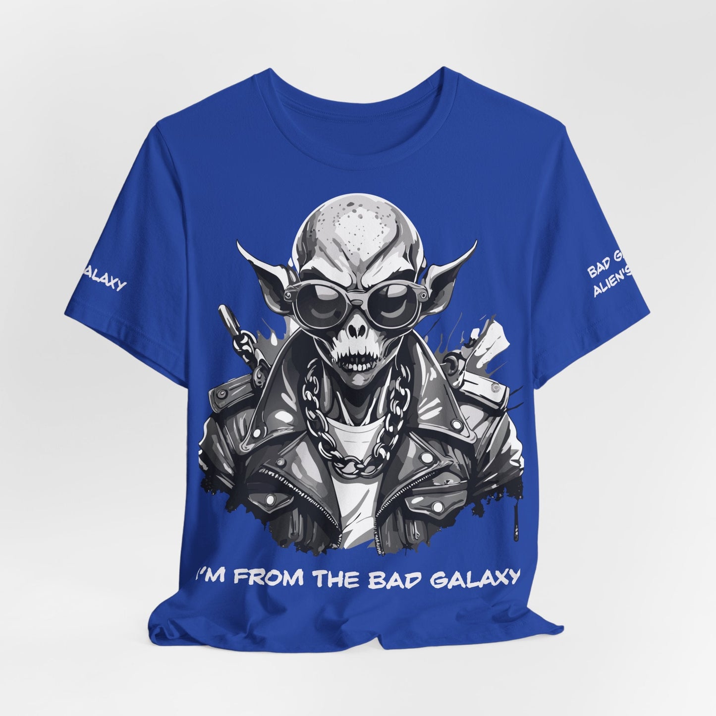 Alien Tee Shirt From Bad Galaxy Made To Order Free Shipping 100 Percent Cotton Eco Friendly In USA