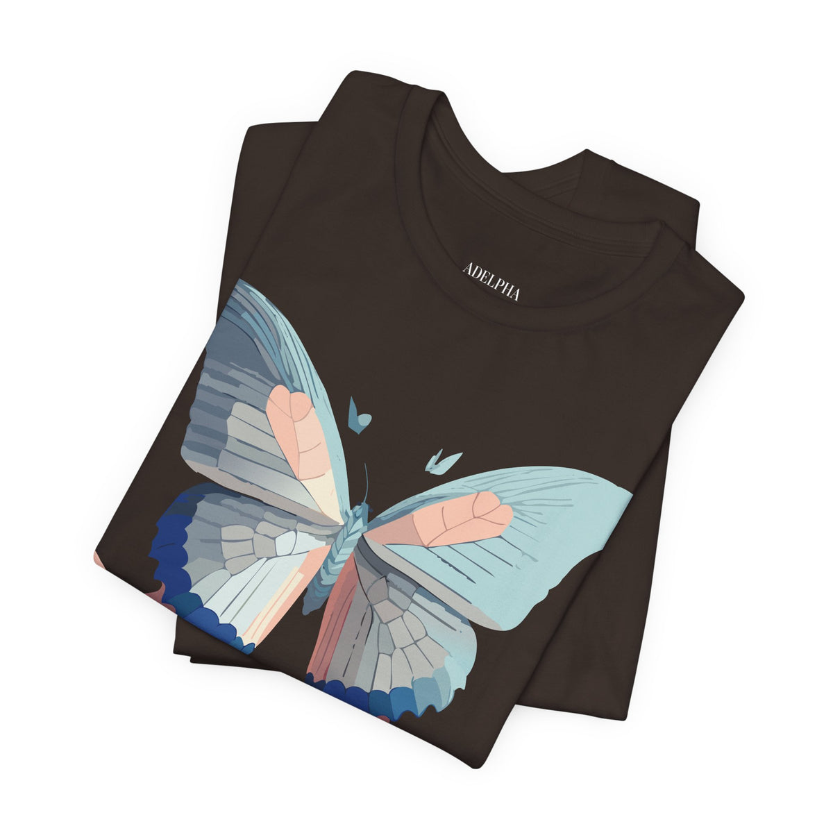 Butterfly Graphic Unisex Cotton Bella+Canvas Tee with Art Design n91