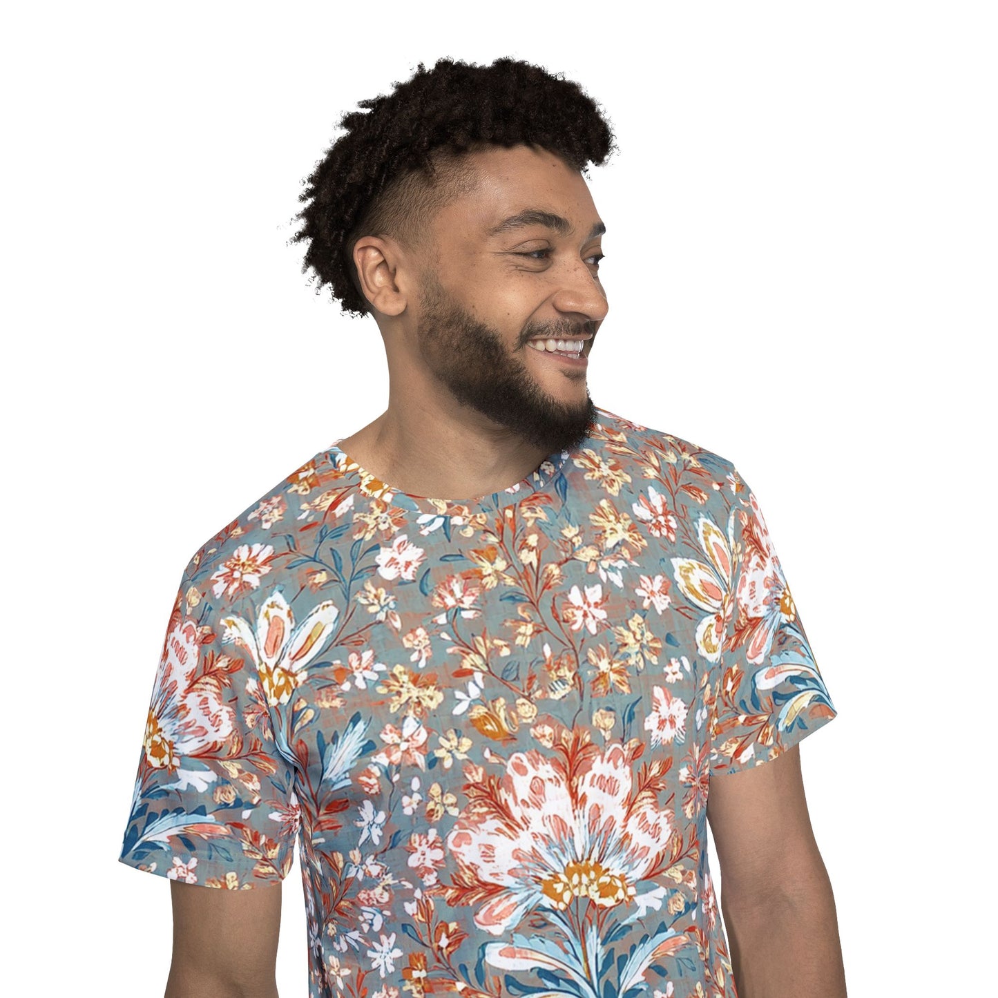 Unisex Floral Shirt, Floral Tee Shirt, Floral T-Shirt, T Shirt with Flowers 10