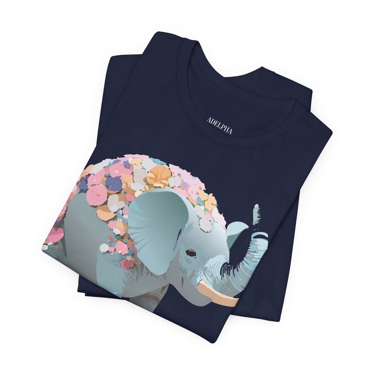 Elephant Graphic T Shirt Unisex Vintage Inspired Art Tee By Adelpha Short Sleeve