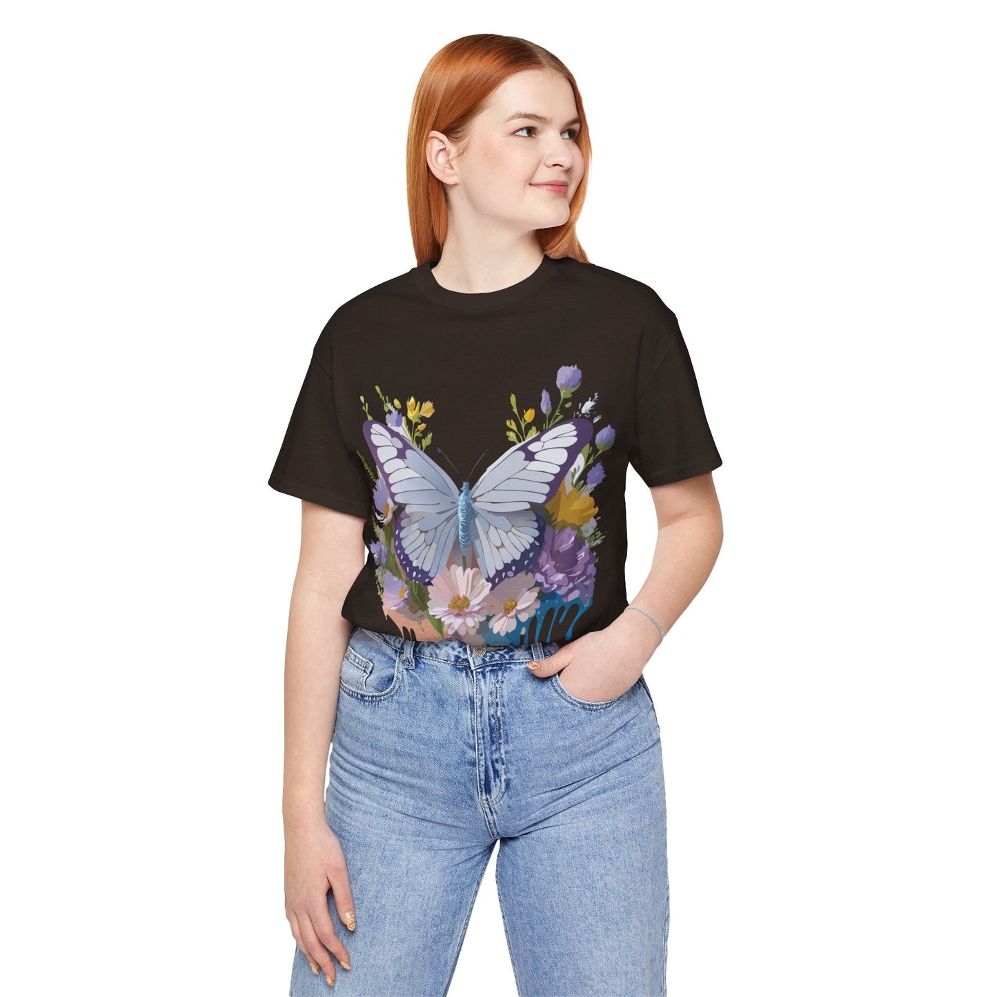 Butterfly Graphic Tee Unisex Jersey Short Sleeve From Adelpha Art Design
