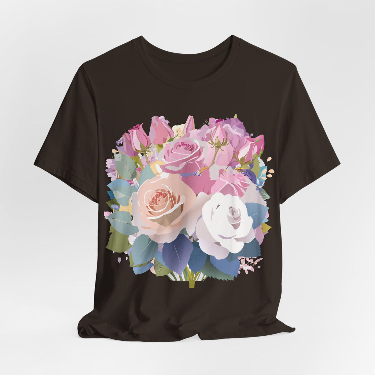 Floral Graphic Tee Shirt - Bella+Canvas Unisex 100 Cotton 11