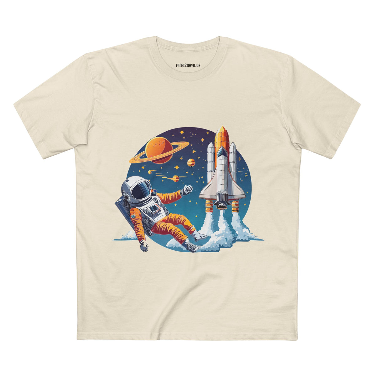 Cosmos Astronaut Graphic Tee Staple Unisex 100 Cotton Tee Shirt - CS-24
