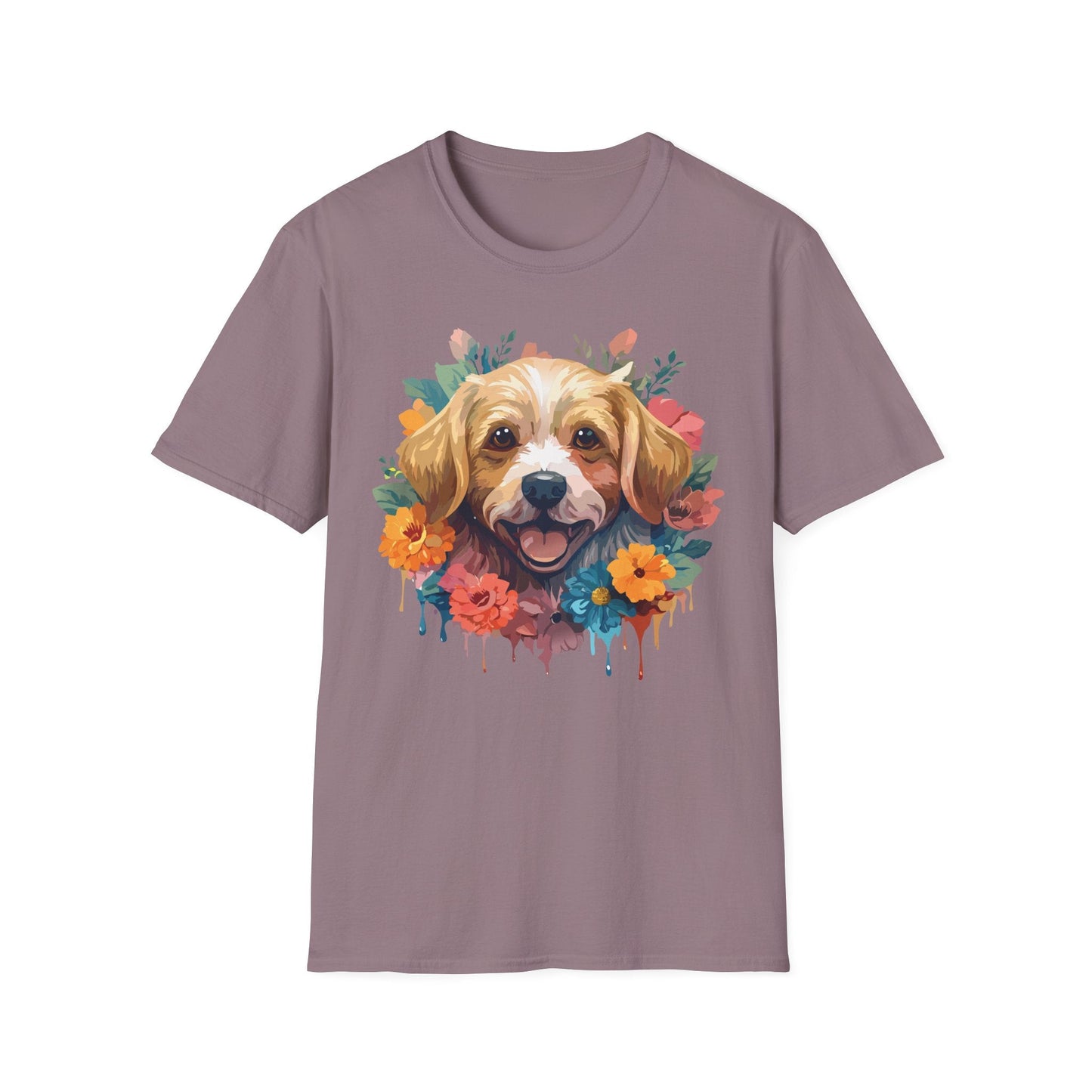 Dog Shirt Unisex Animal Tee Softstyle 64000 Gildan Cotton Tee