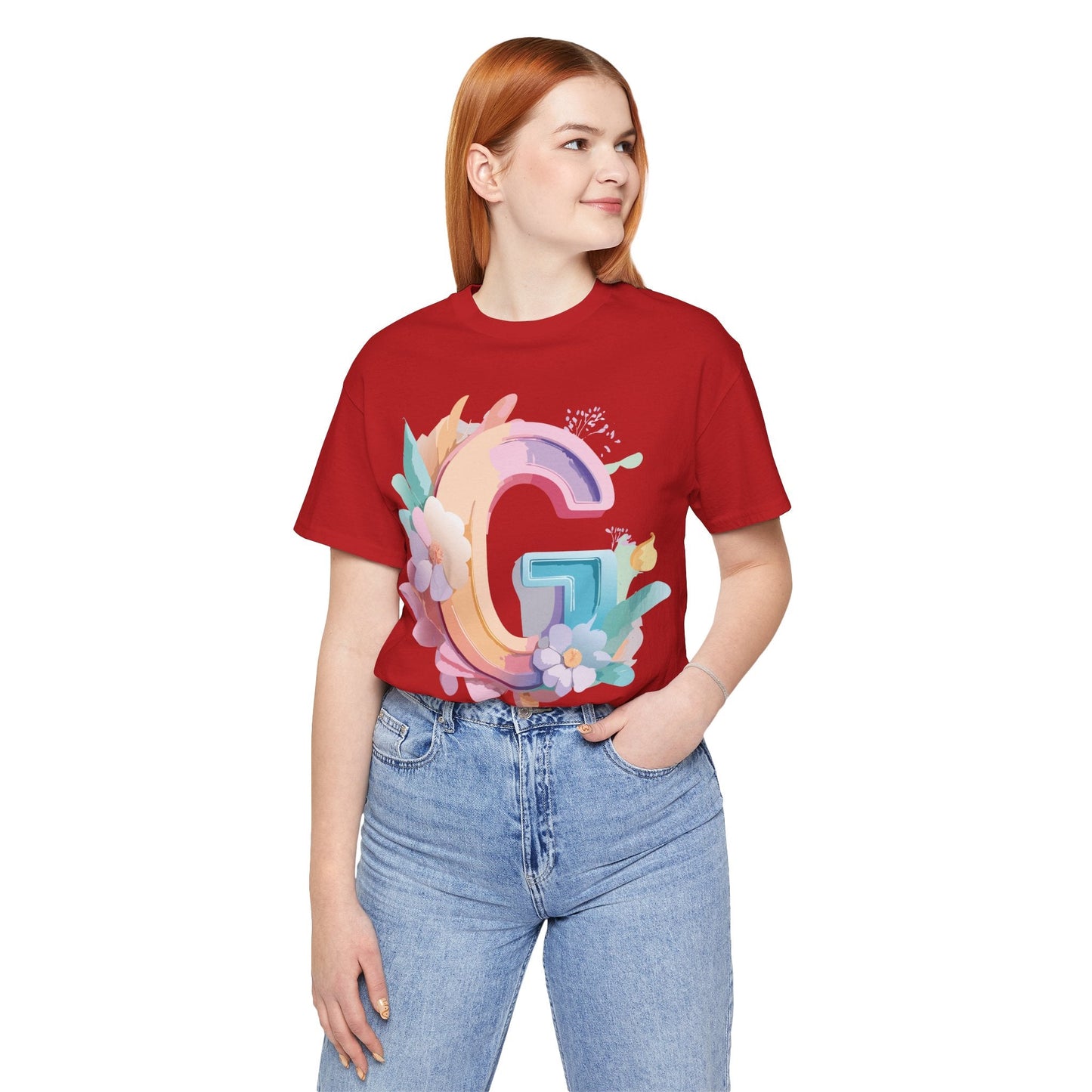 Letter G Shirt Unisex Graphic Tee by Adelpha Vintage Inspired Artwork for Everyday Style