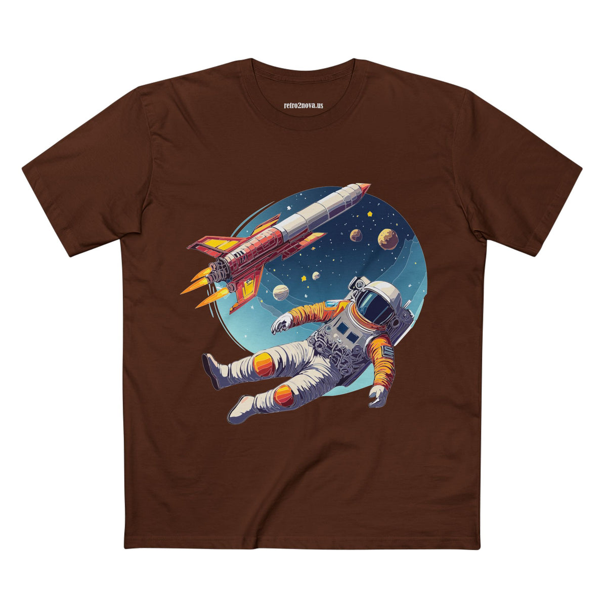 Cosmos Astronaut Graphic Tee Staple Unisex 100 Cotton Tee Shirt - CS-9