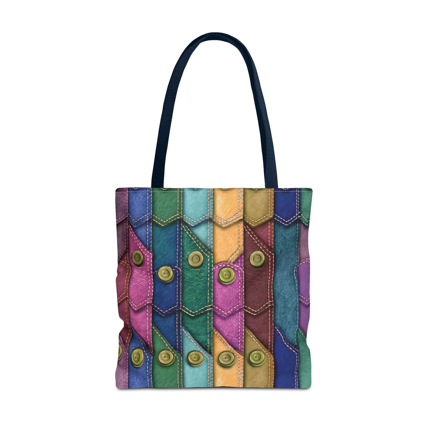 Denim Canvas Bag, Tote Bag Denim Printify