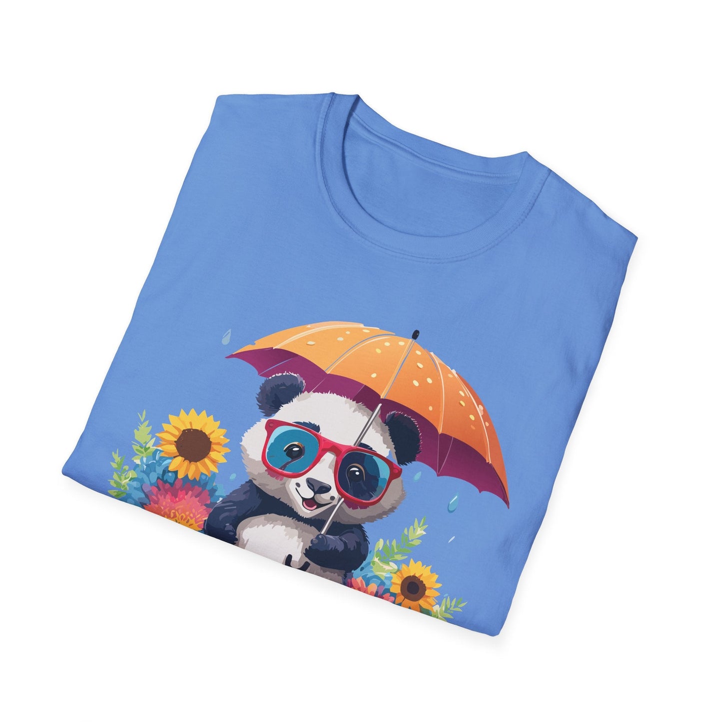 Panda Shirt Unisex Panda Tee Animal Graphic T Shirt Softstyle 64000 Cotton Breathable Everyday